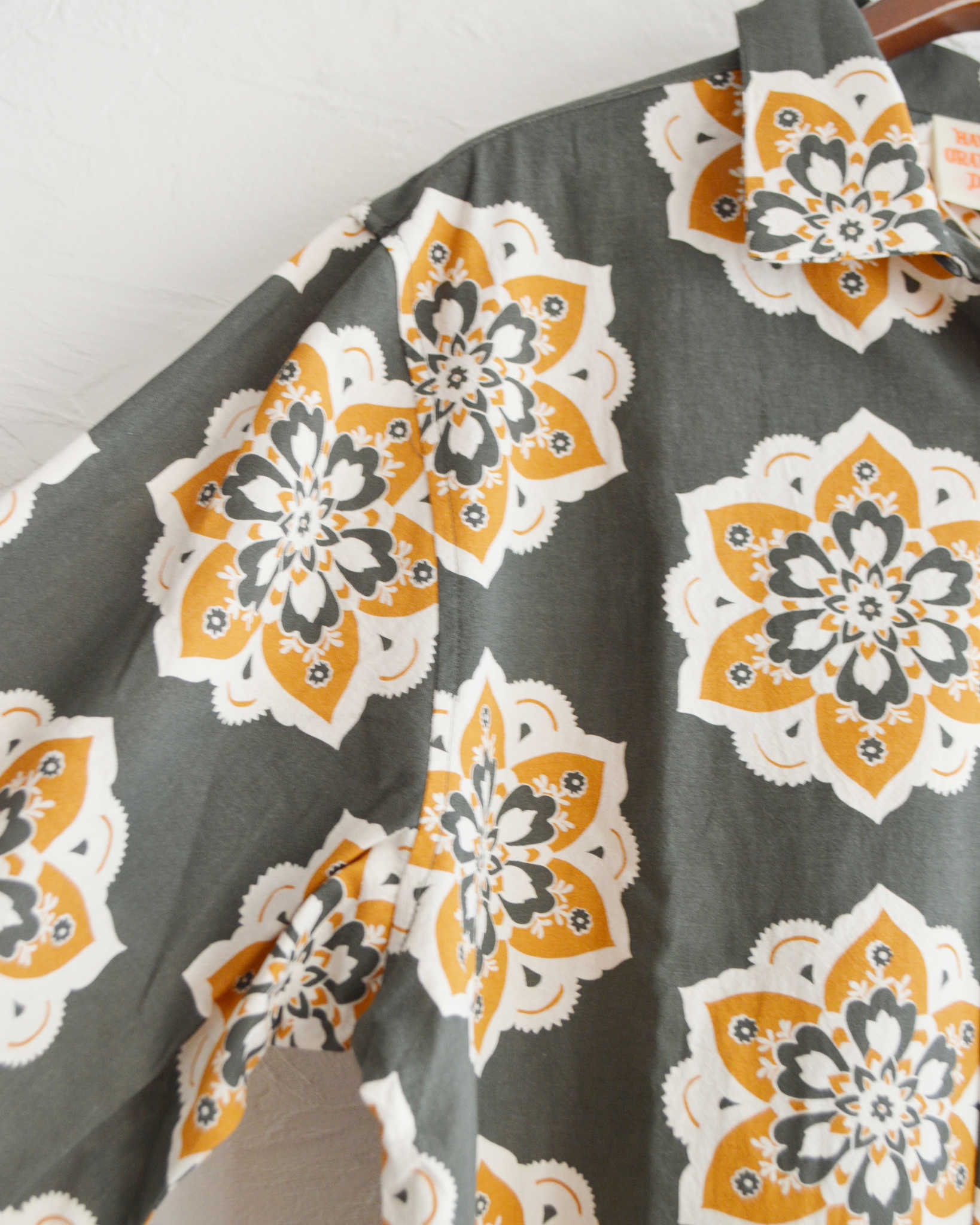 HAVE A GRATEFUL DAY ハブアグレイトフルデイ / L/S SHIRT ロングスリーブシャツ (BLACK ブラック)