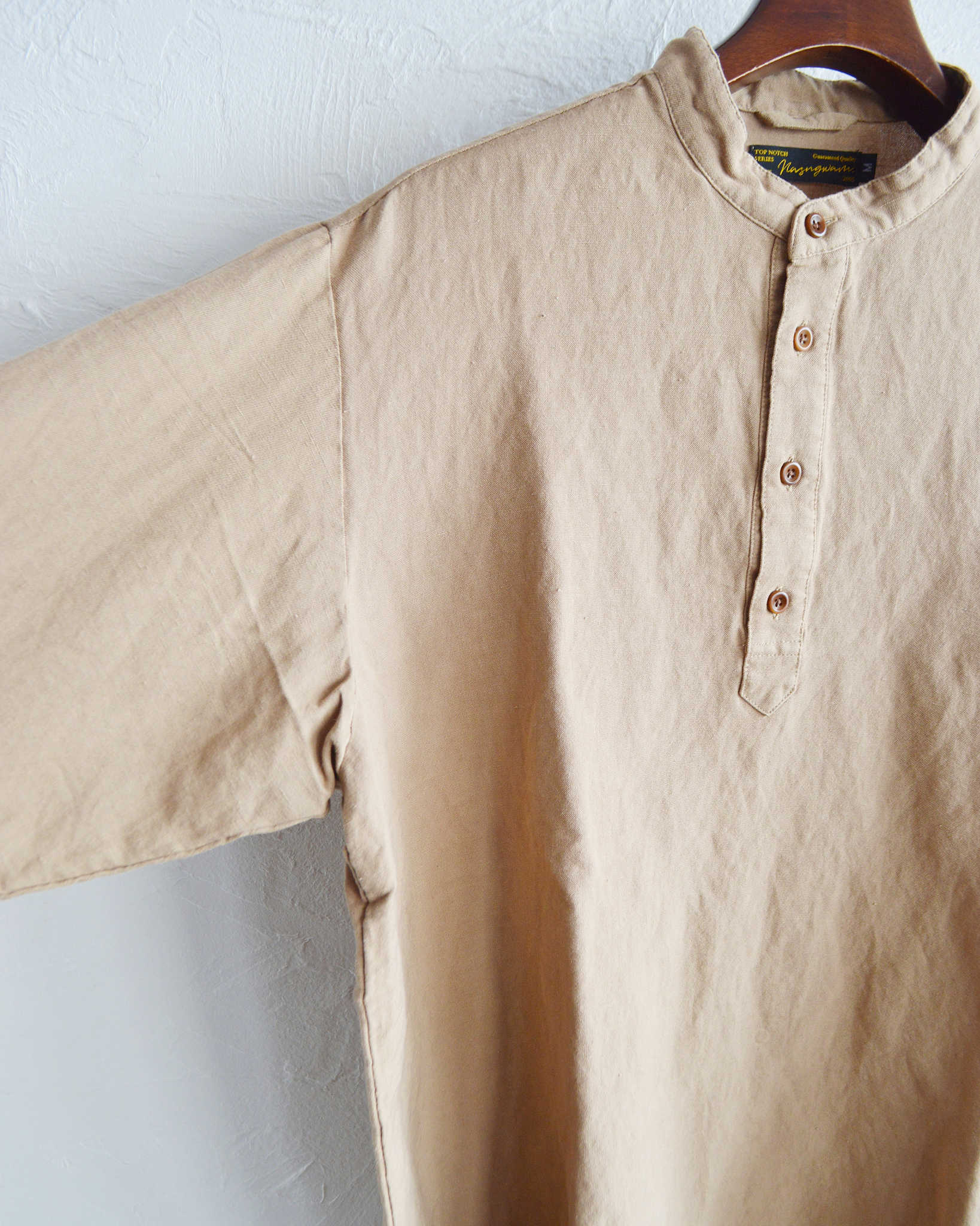 Nasngwam. ナスングワム / ATELIER SHIRTS アトリエシャツ (BEIGE ベージュ)