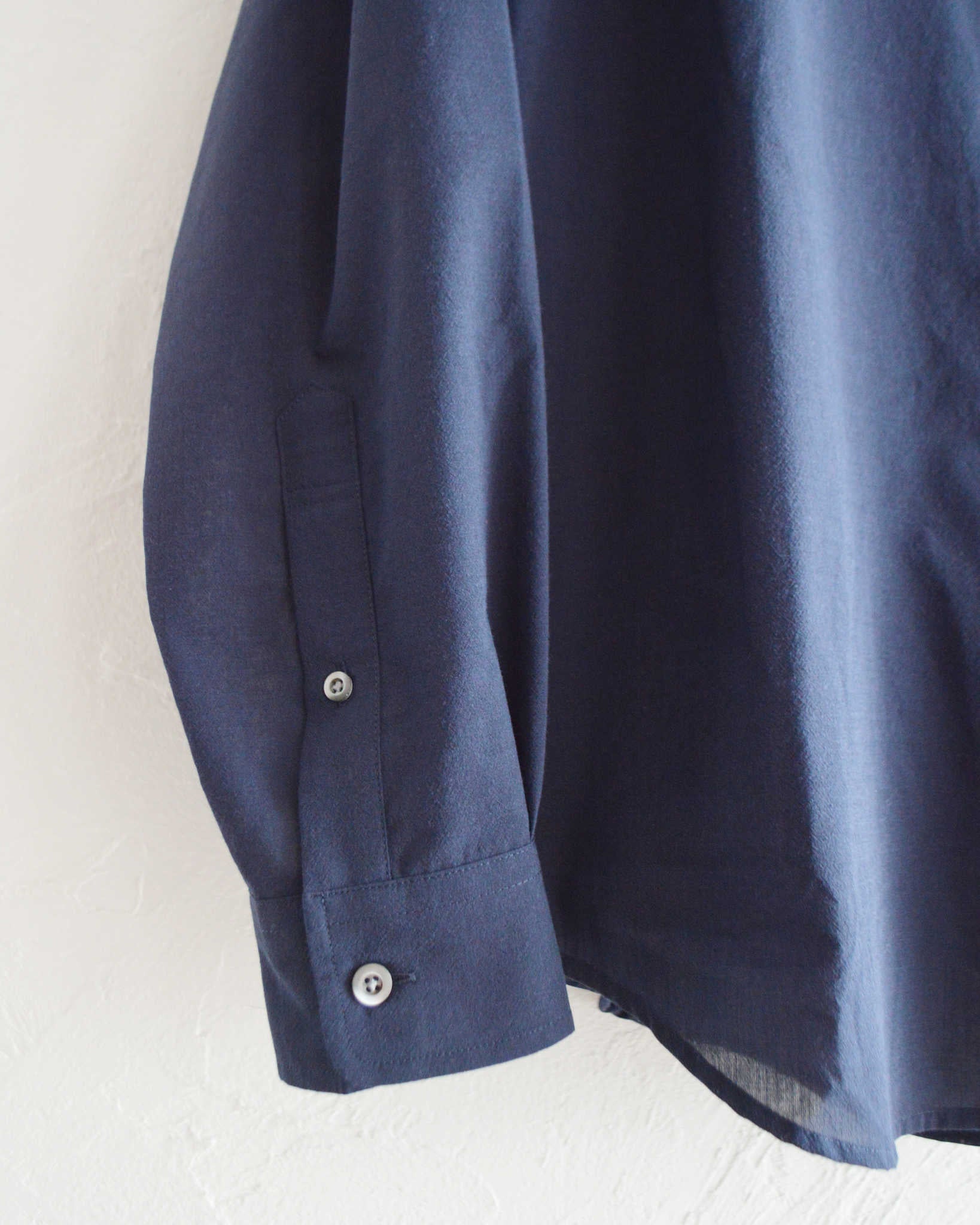 LAMOND ラモンド / VOILE LAWN SHIRTS JACKET ボイルローンシャツジャケト (NAVY ネイビー)