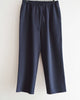 LAMOND ラモンド / NEW SEMI WIDE SHARI PANTS ニューセミワイドシャリパンツ (NAVY BLACK ネイビーブラック)