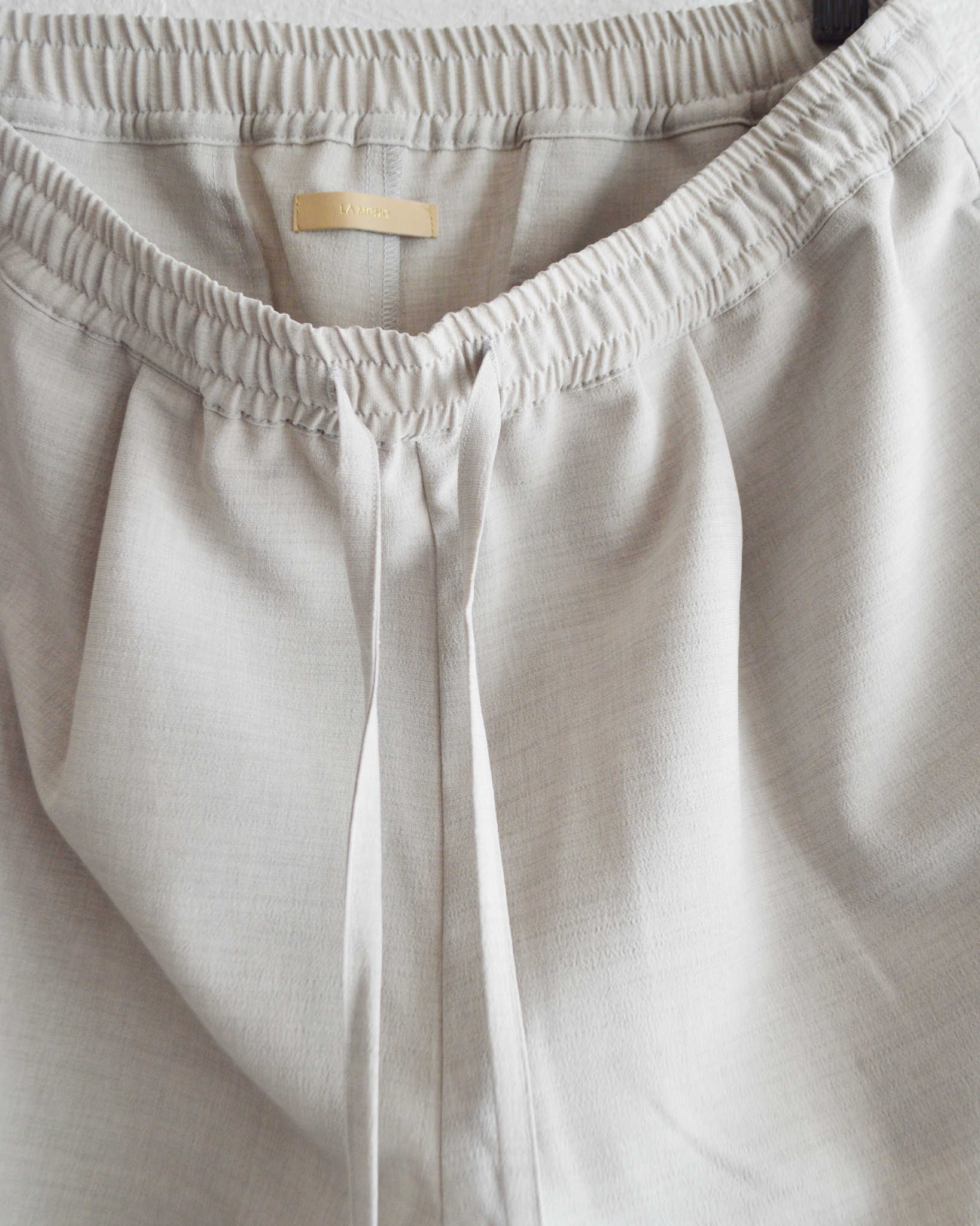 LAMOND ラモンド / NEW SEMI WIDE SHARI PANTS ニューセミワイドシャリパンツ (ASH GRAY アッシュグレー)