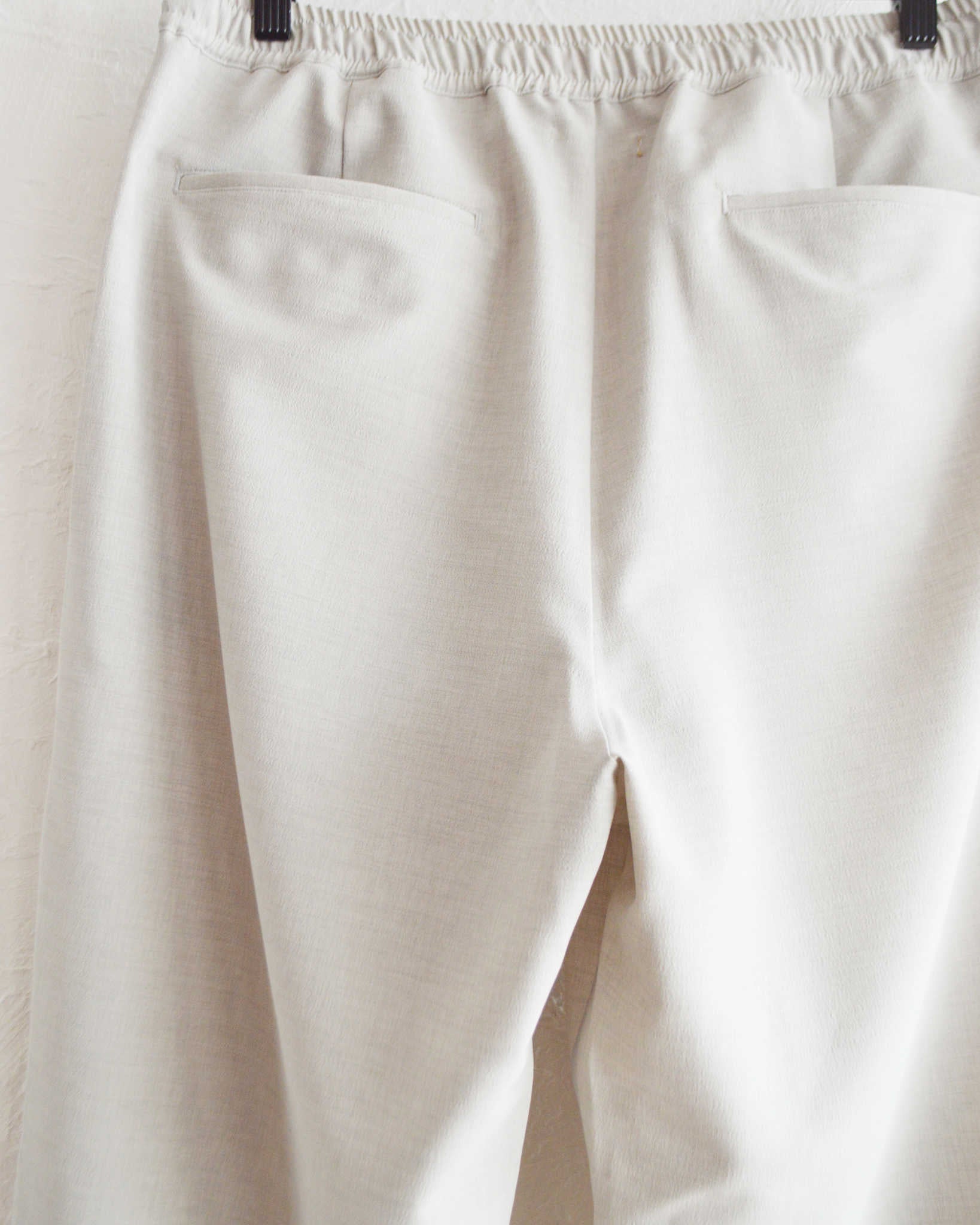 LAMOND ラモンド / NEW SEMI WIDE SHARI PANTS ニューセミワイドシャリパンツ (ASH GRAY アッシュグレー)