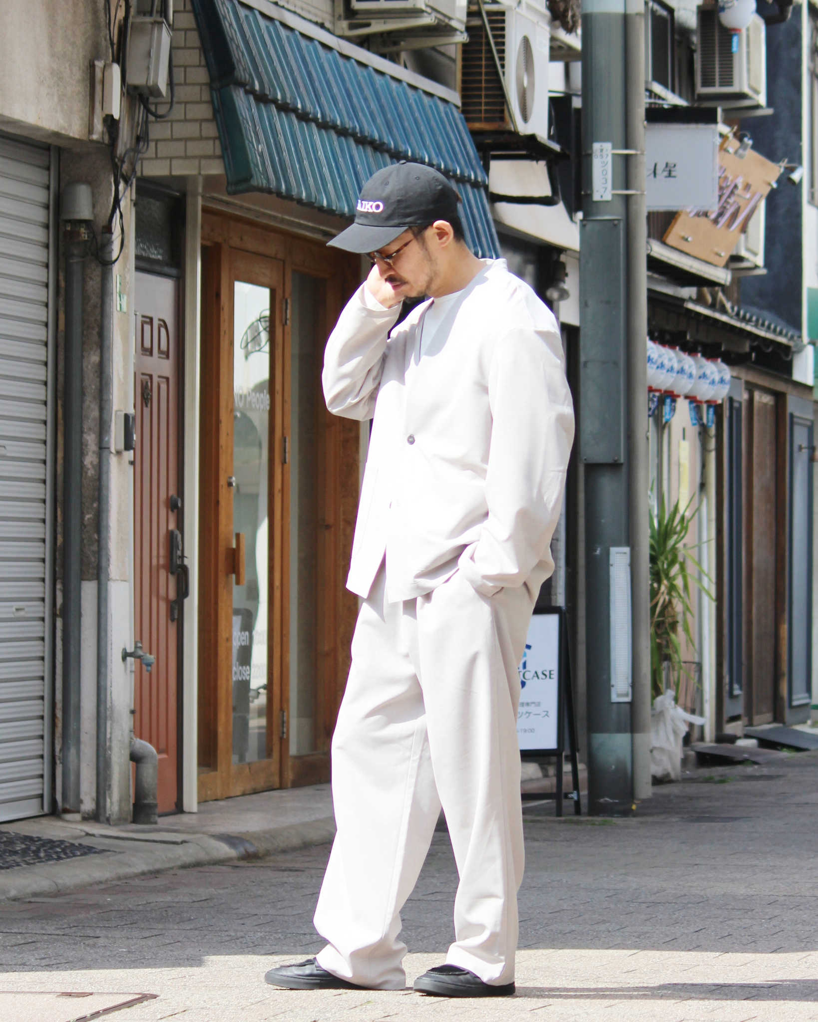 LAMOND ラモンド / NEW SEMI WIDE SHARI PANTS ニューセミワイドシャリ