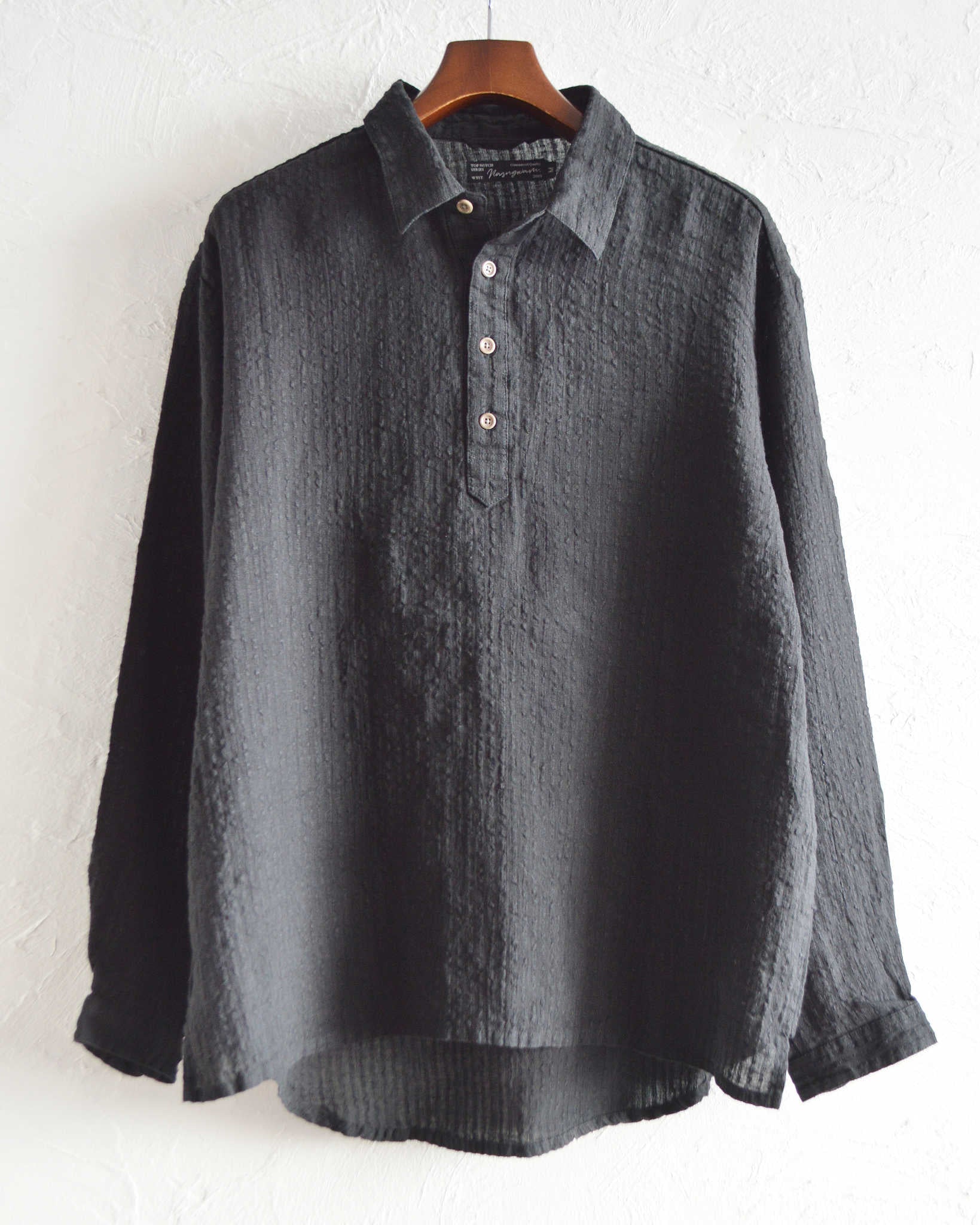 Nasngwam. ナスングワム / SUBTLE SHIRTS サトルシャツ (BLACK ブラック)