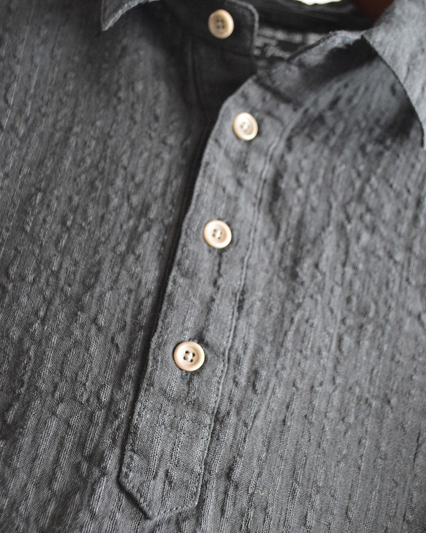 Nasngwam. ナスングワム / SUBTLE SHIRTS サトルシャツ (BLACK ブラック)