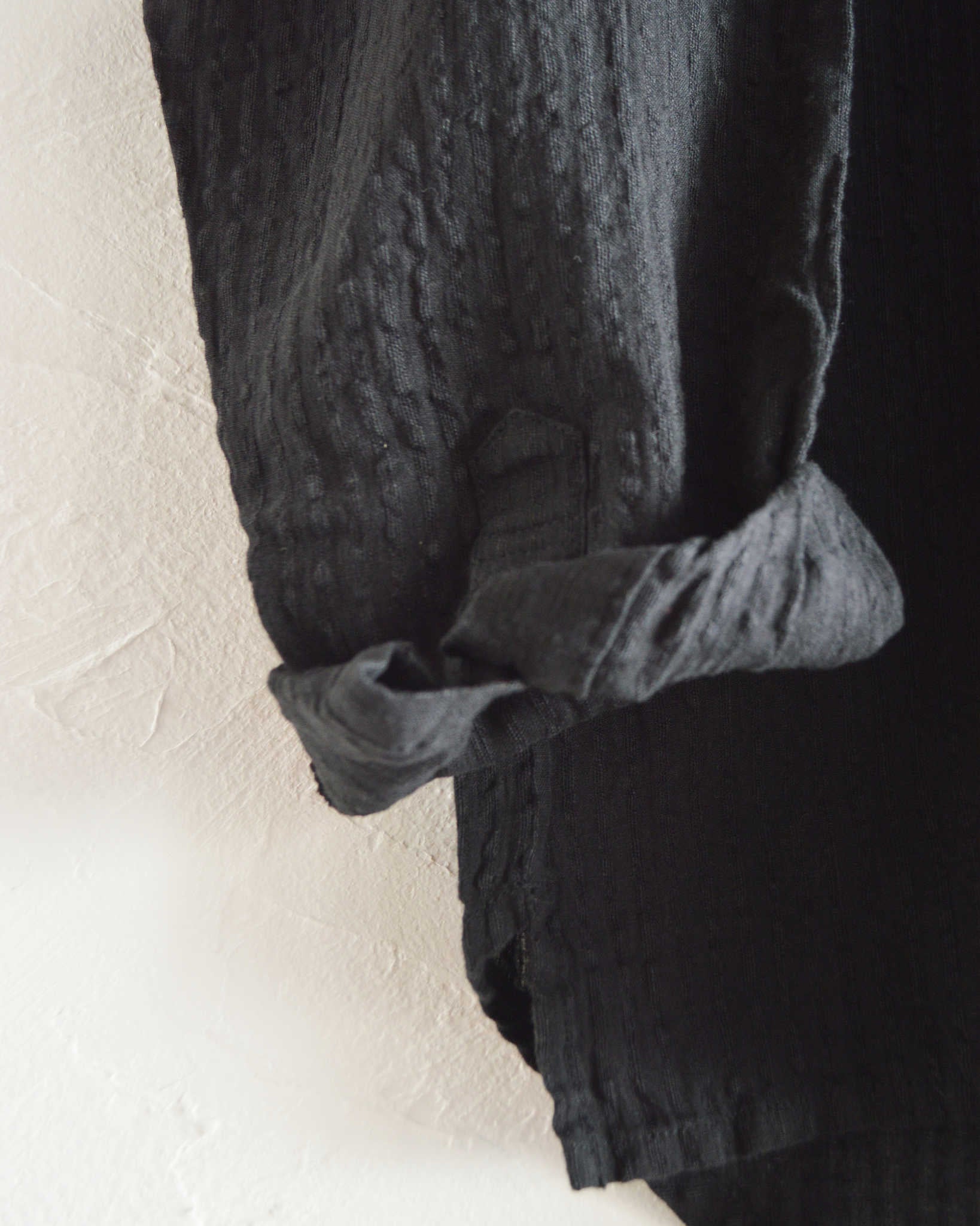 Nasngwam. ナスングワム / SUBTLE SHIRTS サトルシャツ (BLACK ブラック)