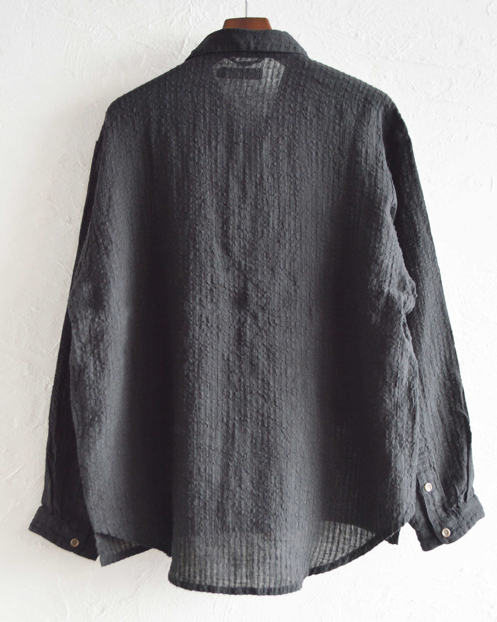 Nasngwam. ナスングワム / SUBTLE SHIRTS サトルシャツ (BLACK ブラック)