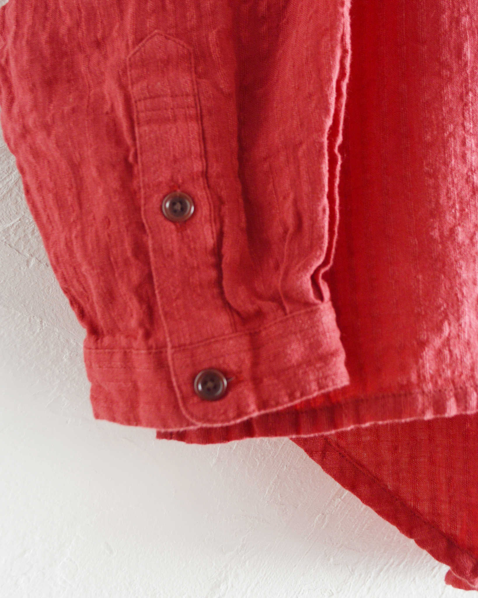 Nasngwam. ナスングワム / SUBTLE SHIRTS サトルシャツ (RED レッド)