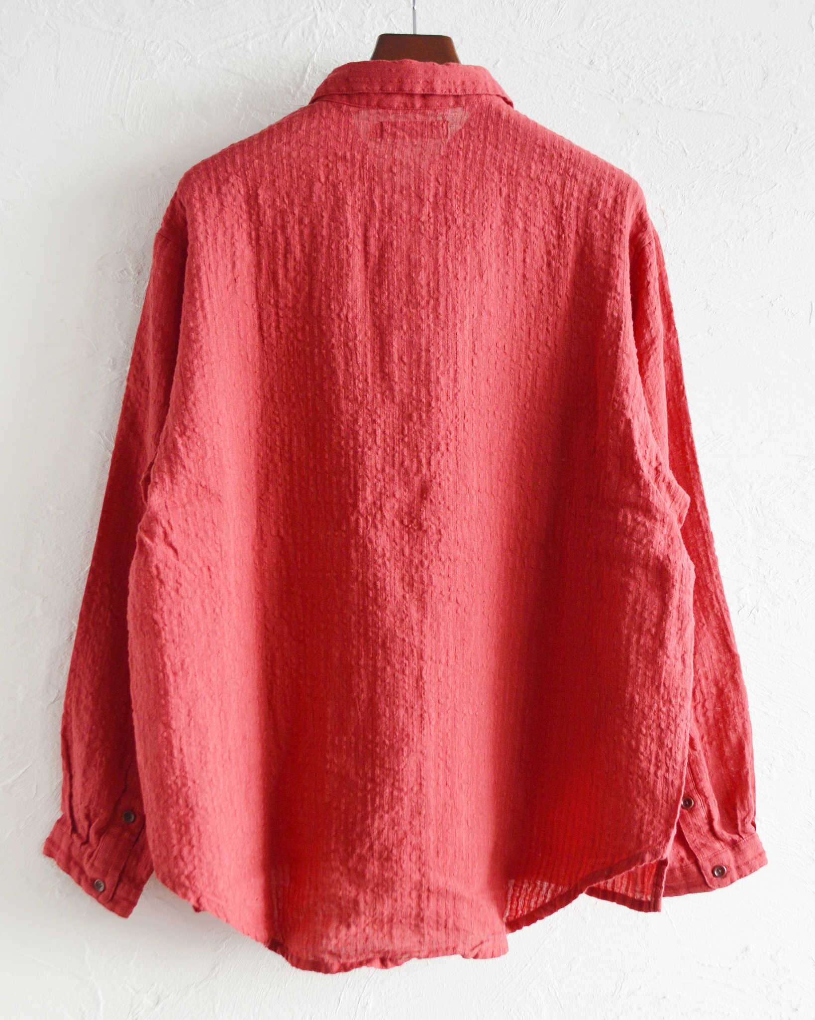 Nasngwam. ナスングワム / SUBTLE SHIRTS サトルシャツ (RED レッド)