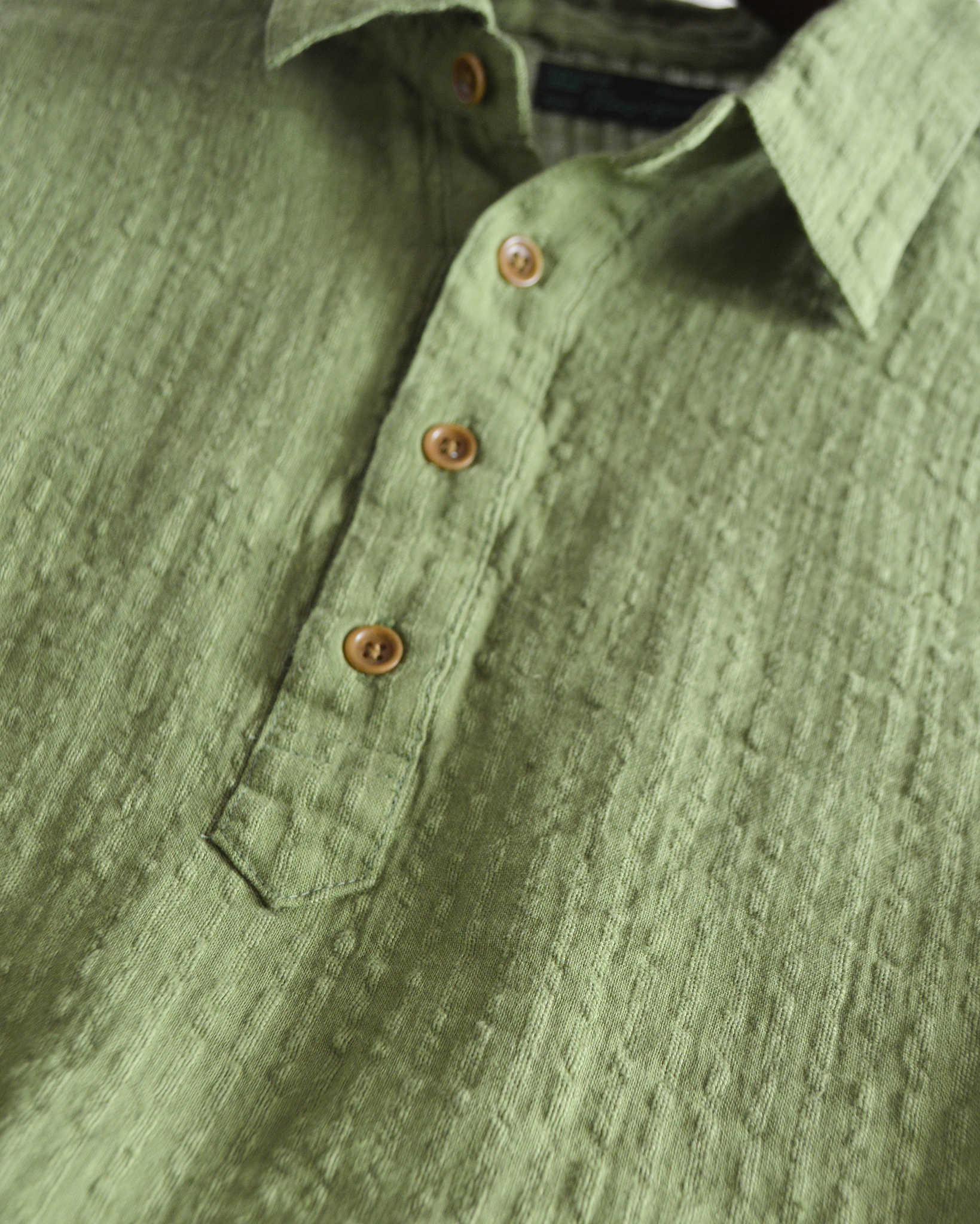 Nasngwam. ナスングワム / SUBTLE SHIRTS サトルシャツ (GREEN グリーン)