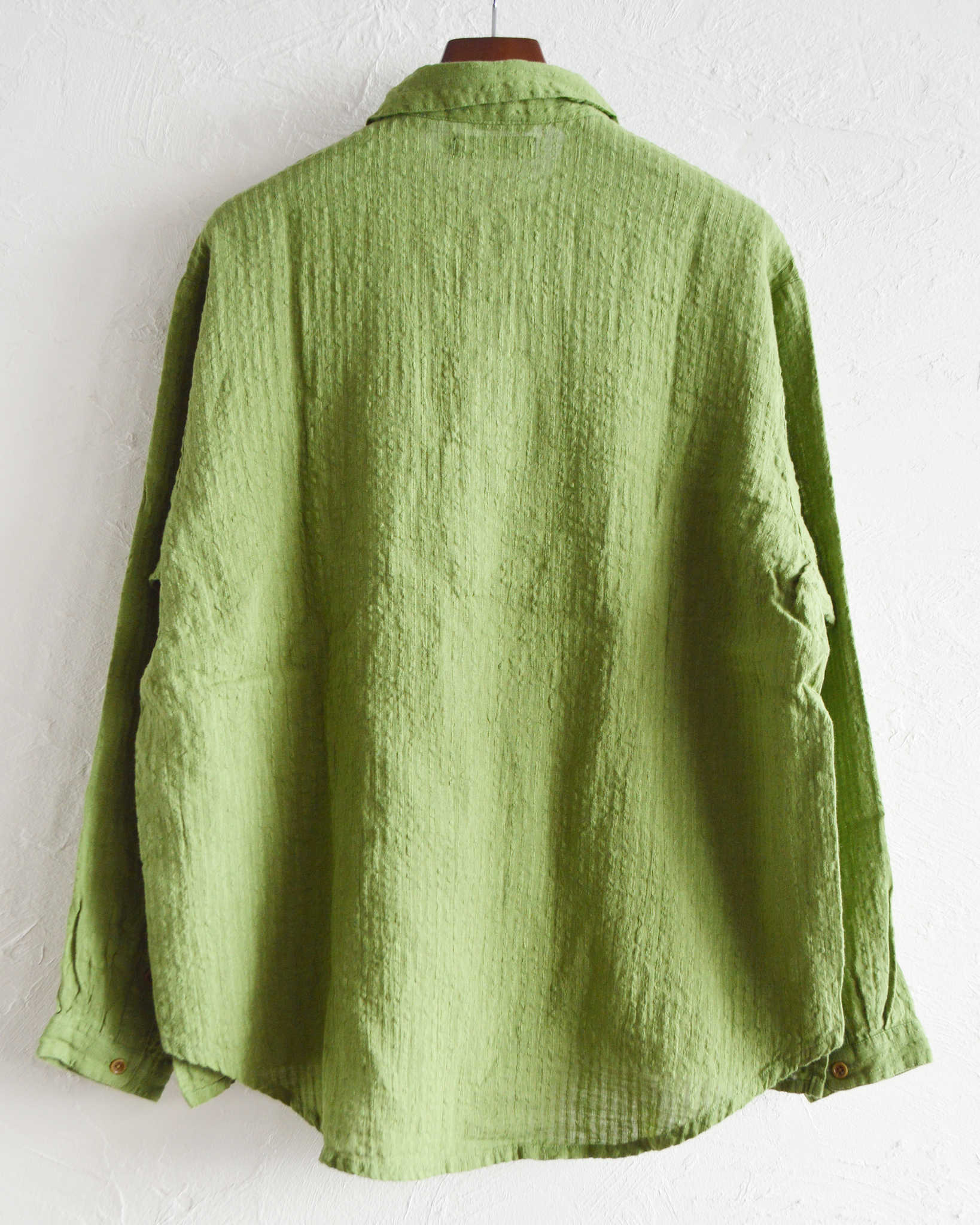 Nasngwam. ナスングワム / SUBTLE SHIRTS サトルシャツ (GREEN グリーン)
