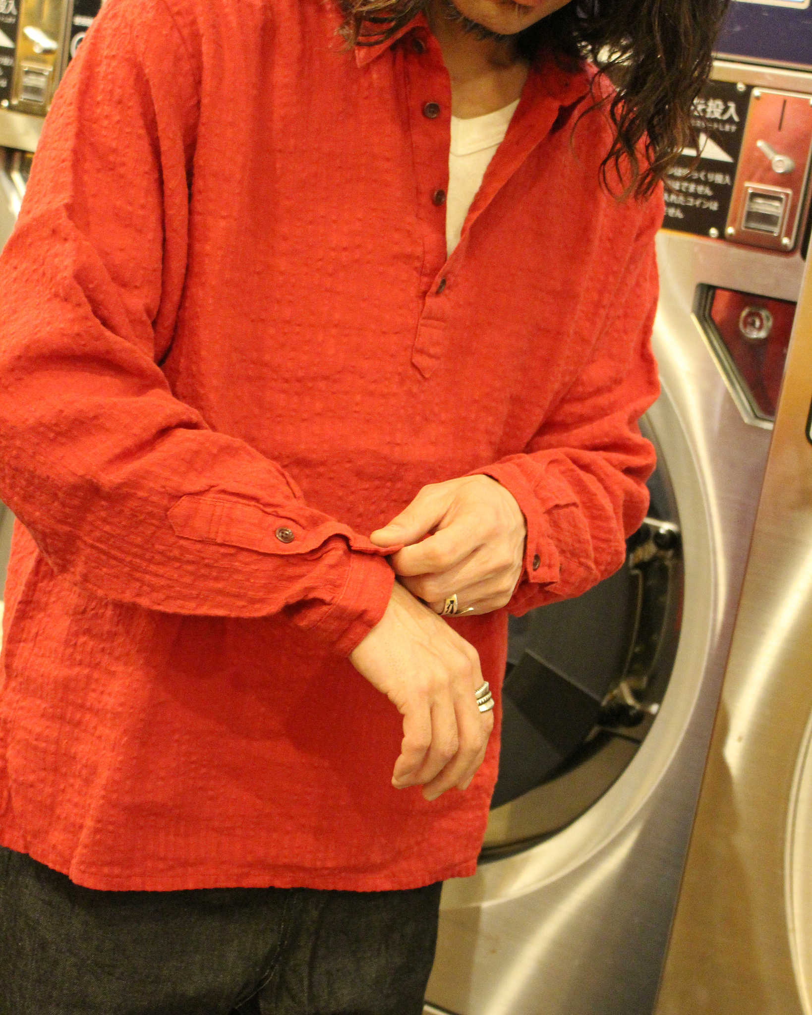 Nasngwam. ナスングワム / SUBTLE SHIRTS サトルシャツ (RED レッド)