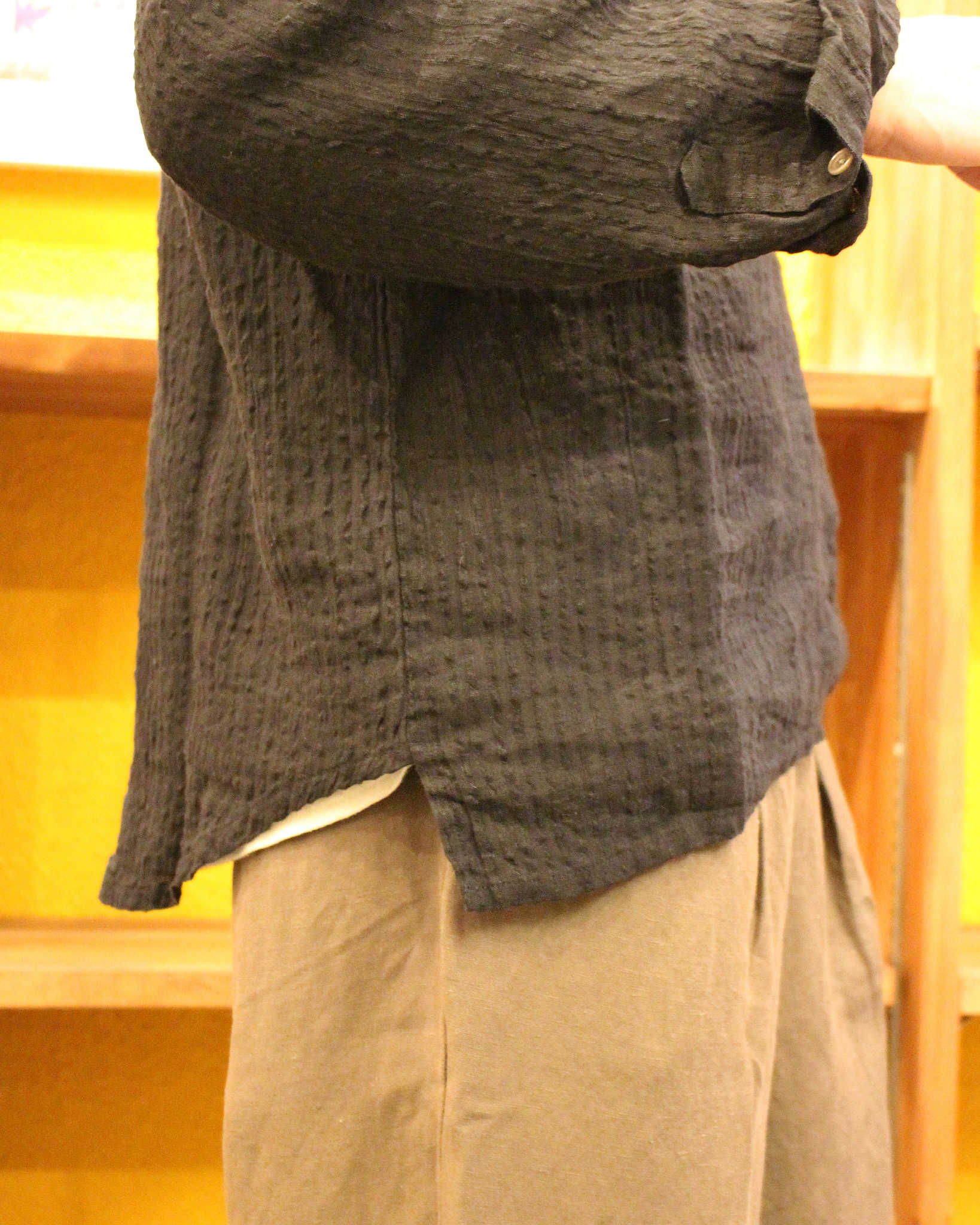 Nasngwam. ナスングワム / SUBTLE SHIRTS サトルシャツ (BLACK ブラック)