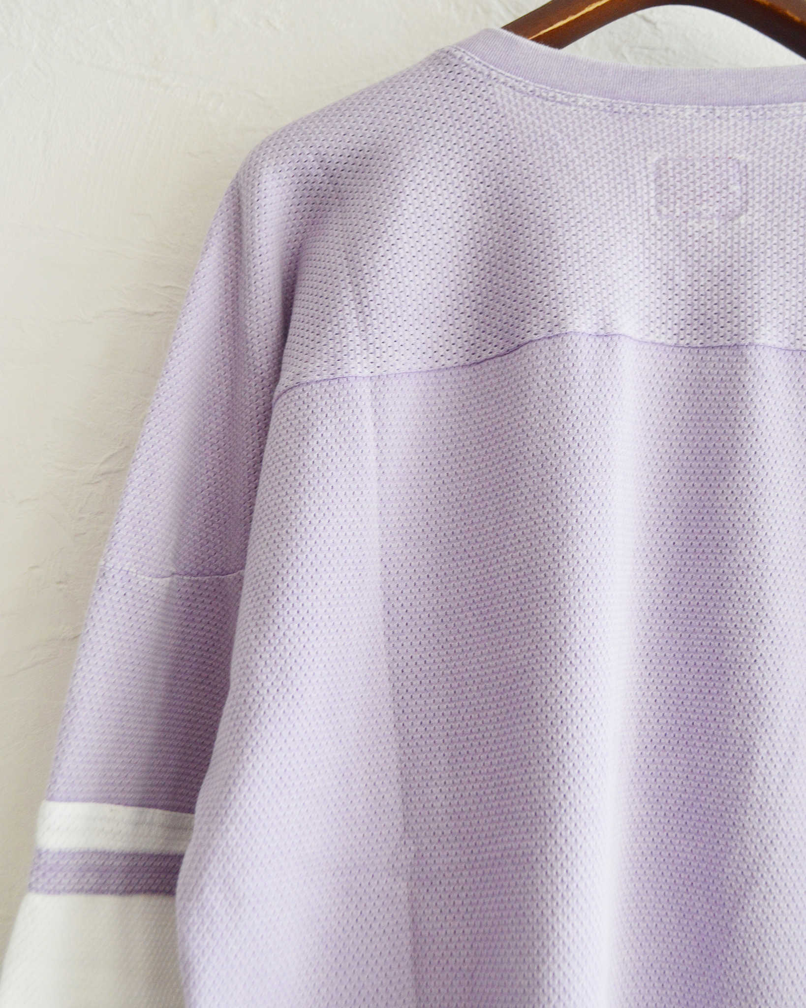 IMPRESTORE インプレストア / Duke-mesh t-cloth V.D デューク | Hokey V-neck ホッケーVネック (faded Purple フェイデットパープル)