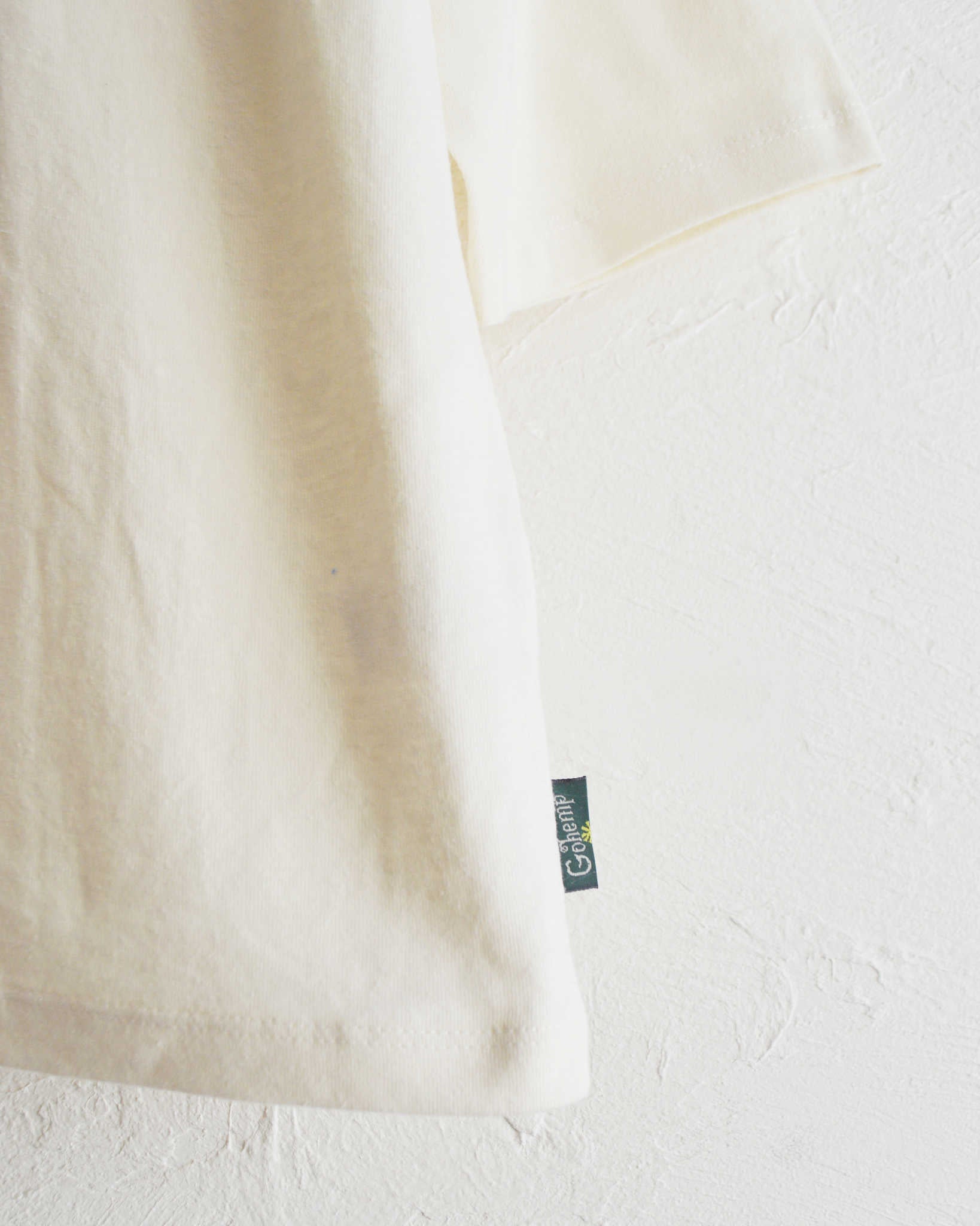 GOHEMP ゴーヘンプ / WIDE FOOTBALL TEE ワイドフットボールTEE (NATURAL ナチュラル)
