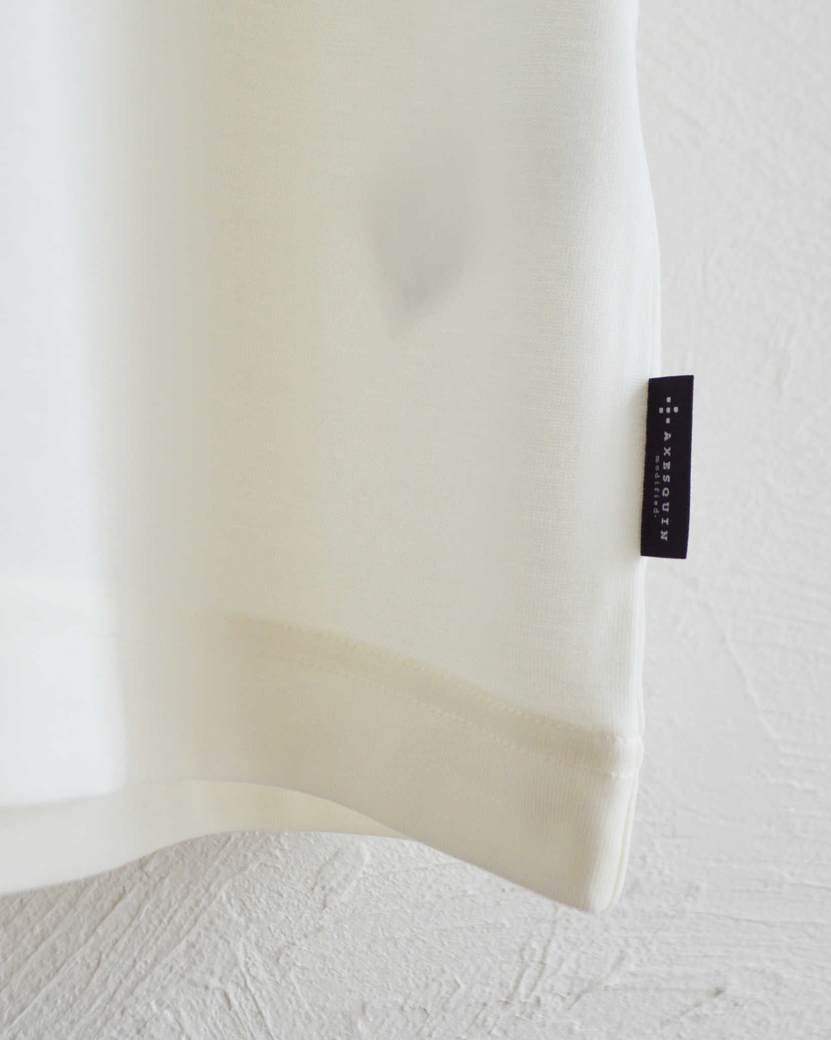 AXESQUIN アクシーズクイーン / QD TRIM TEE クイックドライトリムティー  (WHITE ホワイト)