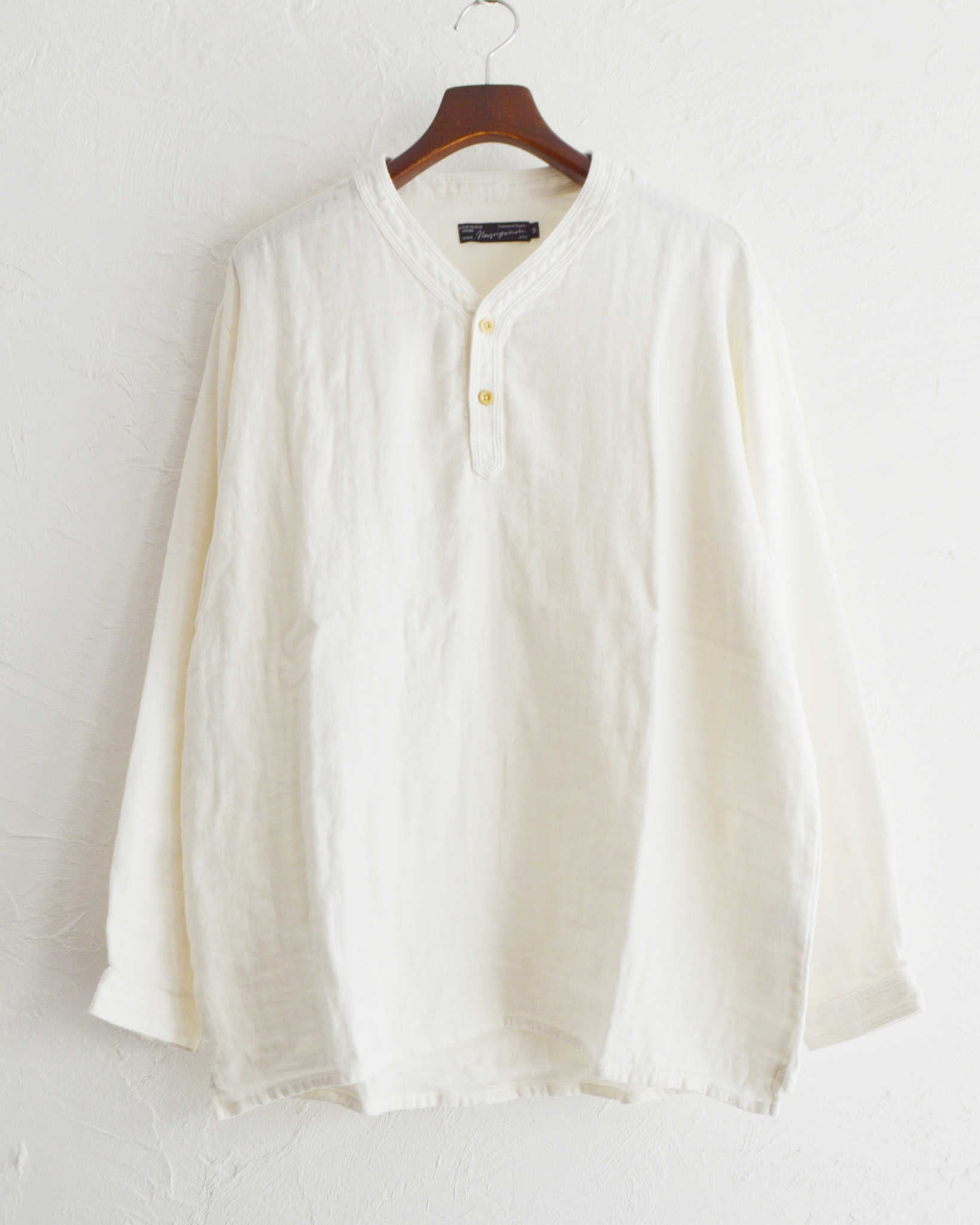 Nasngwam. ナスングワム / VAGRANT SHIRTS バグラントシャツ (WHITE ホワイト)