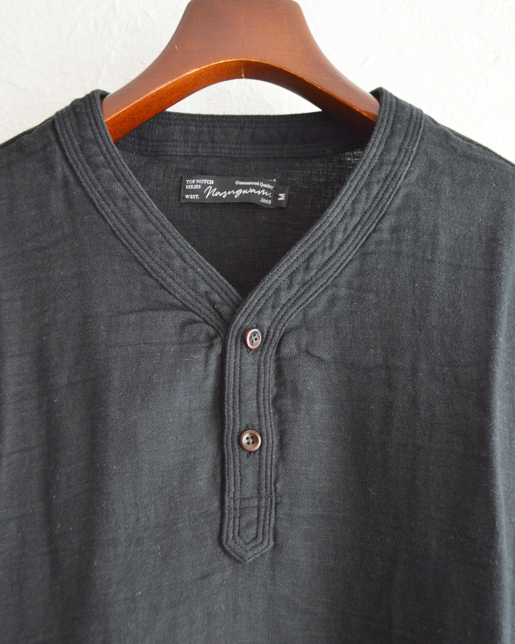 Nasngwam. ナスングワム / VAGRANT SHIRTS バグラントシャツ (BLACK
