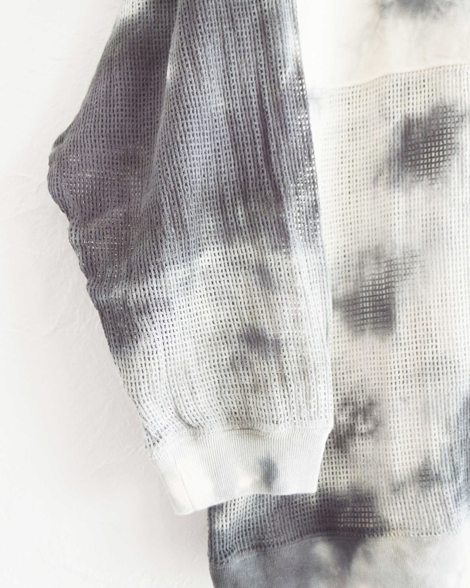 Nasngwam.×JAVARA ナスングワム ジャバラ / MOONLIGHT SWITCHING LS TEE ムーンライトスウィッチングロンTEE (GRAY グレー)