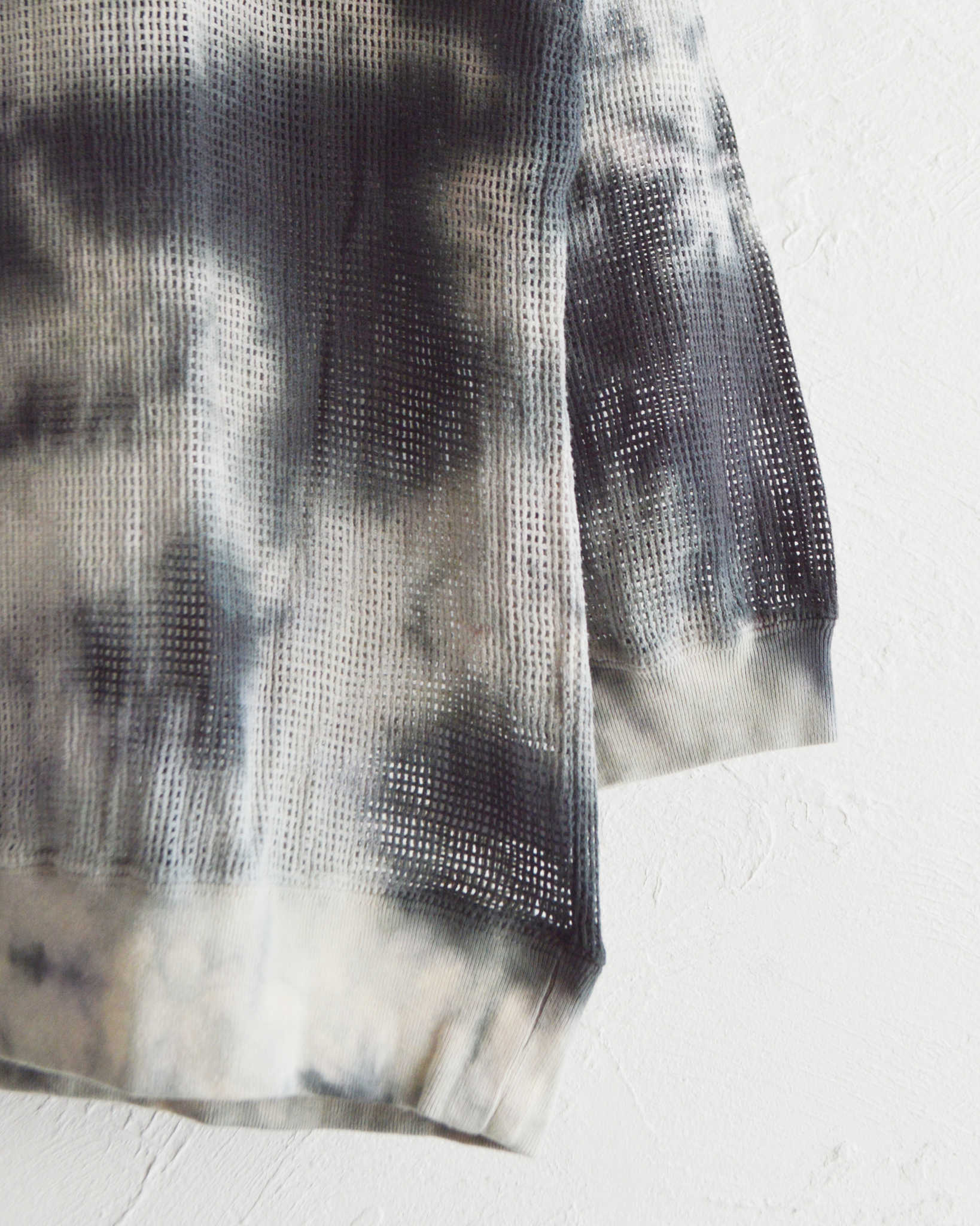 Nasngwam.×JAVARA ナスングワム ジャバラ / MOONLIGHT SWITCHING LS TEE ムーンライトスウィッチングロンTEE (GRAY グレー)