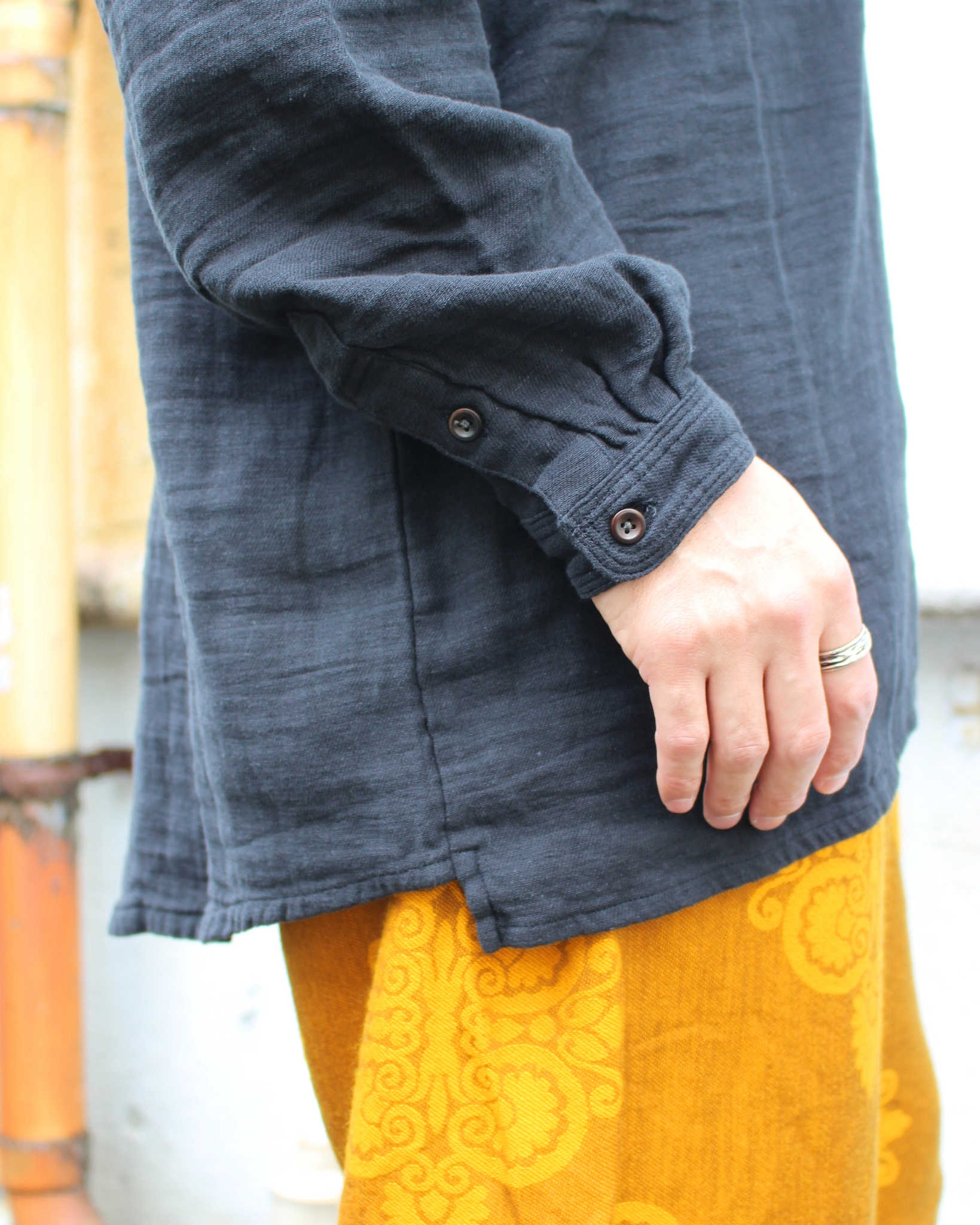 Nasngwam. ナスングワム / VAGRANT SHIRTS バグラントシャツ (BLACK ブラック)