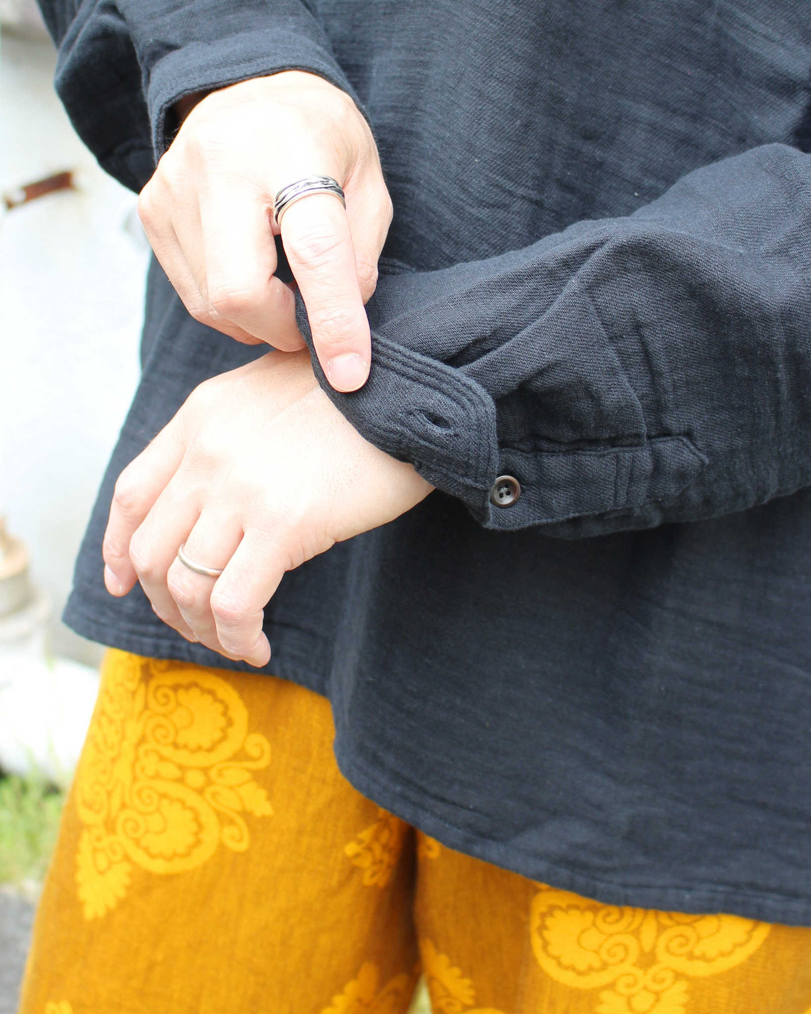 Nasngwam. ナスングワム / VAGRANT SHIRTS バグラントシャツ (BLACK ブラック)