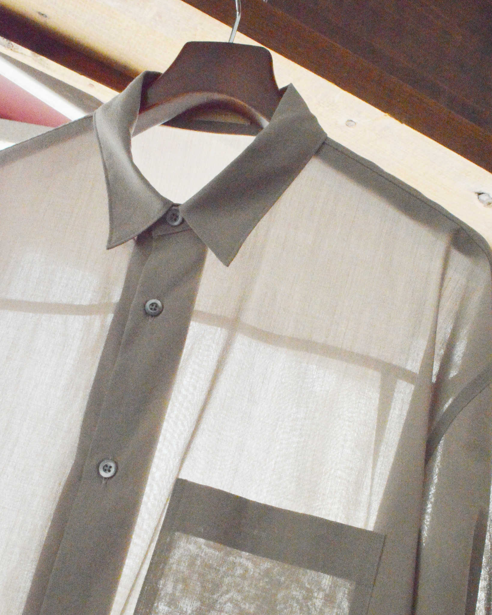 LAMOND ラモンド / VOILE LAWN SHIRTS JACKET ボイルローンシャツジャケト (GREIGE グレージュ)