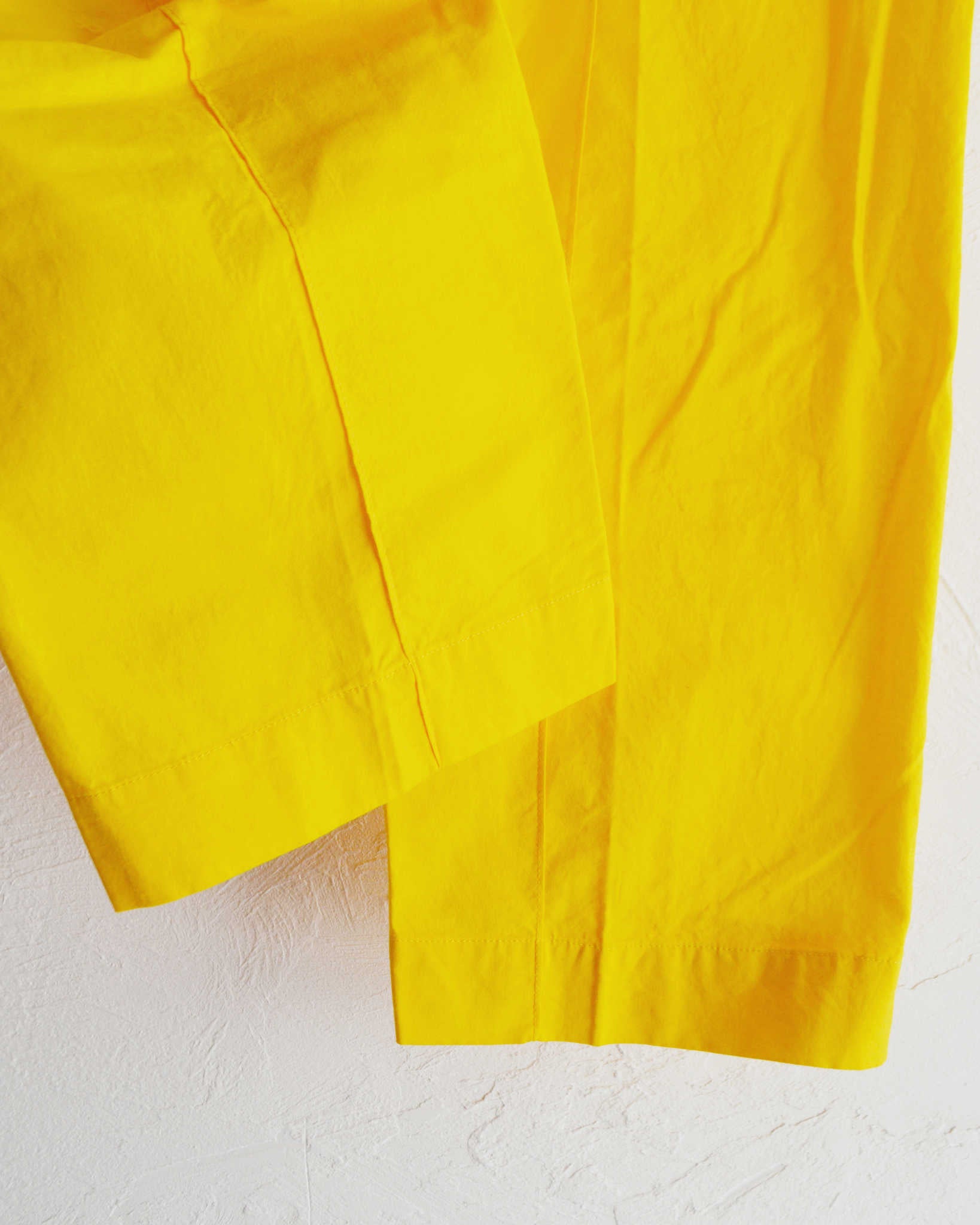NECESSARY or UNNECESSARY ネセサリーオアアンネセサリー N.O.UN ナウン  / PIN TUCK PANTS ピンタックパンツ (YELLOW イエロー)