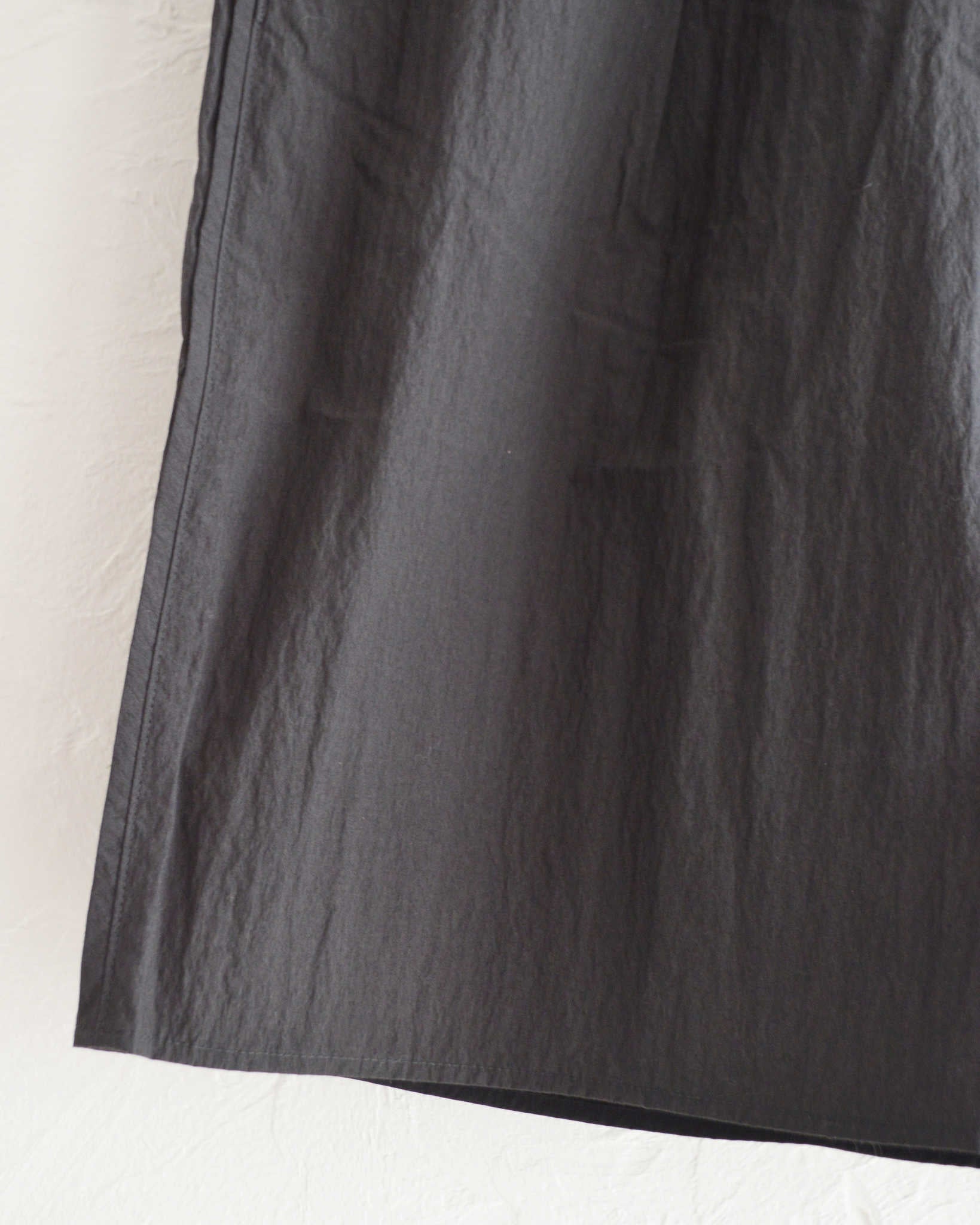 LAMOND ラモンド / COTTON×NYLON POPLIN SHORTS コットンナイロンポプリンショーツ (BLACK ブラック)