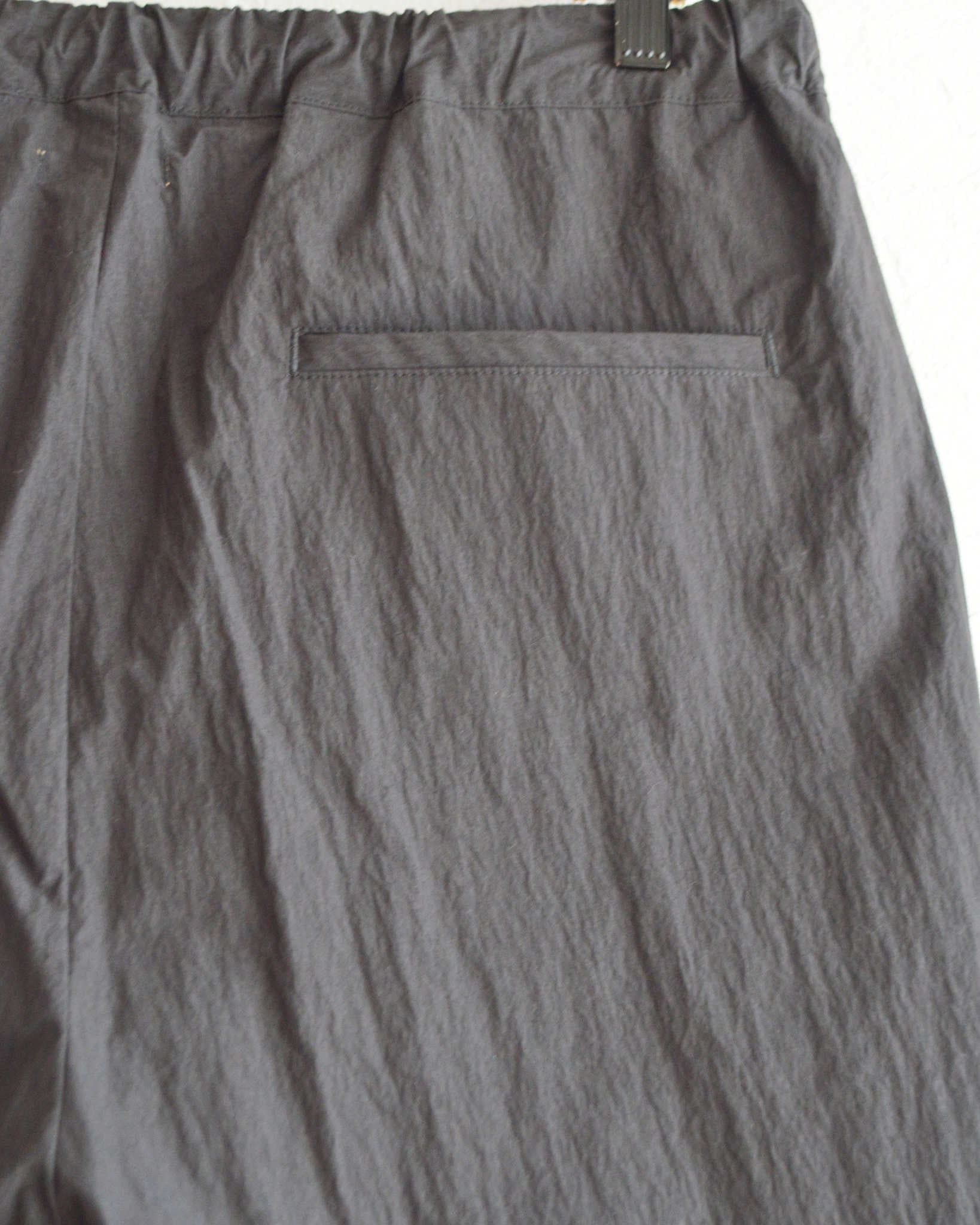 LAMOND ラモンド / COTTON×NYLON POPLIN SHORTS コットンナイロンポプリンショーツ (BLACK ブラック)