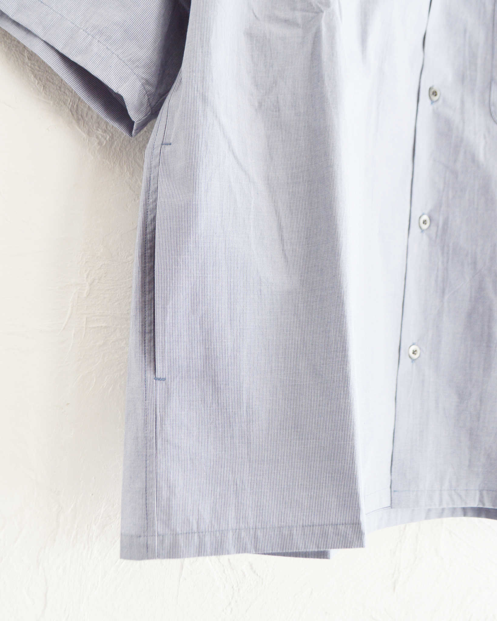 LAMOND ラモンド / SUPERIOR ORGANIC CHECK SHIRTS スピリーアオーガニックチェックシャツ (NAVY ネイビー)