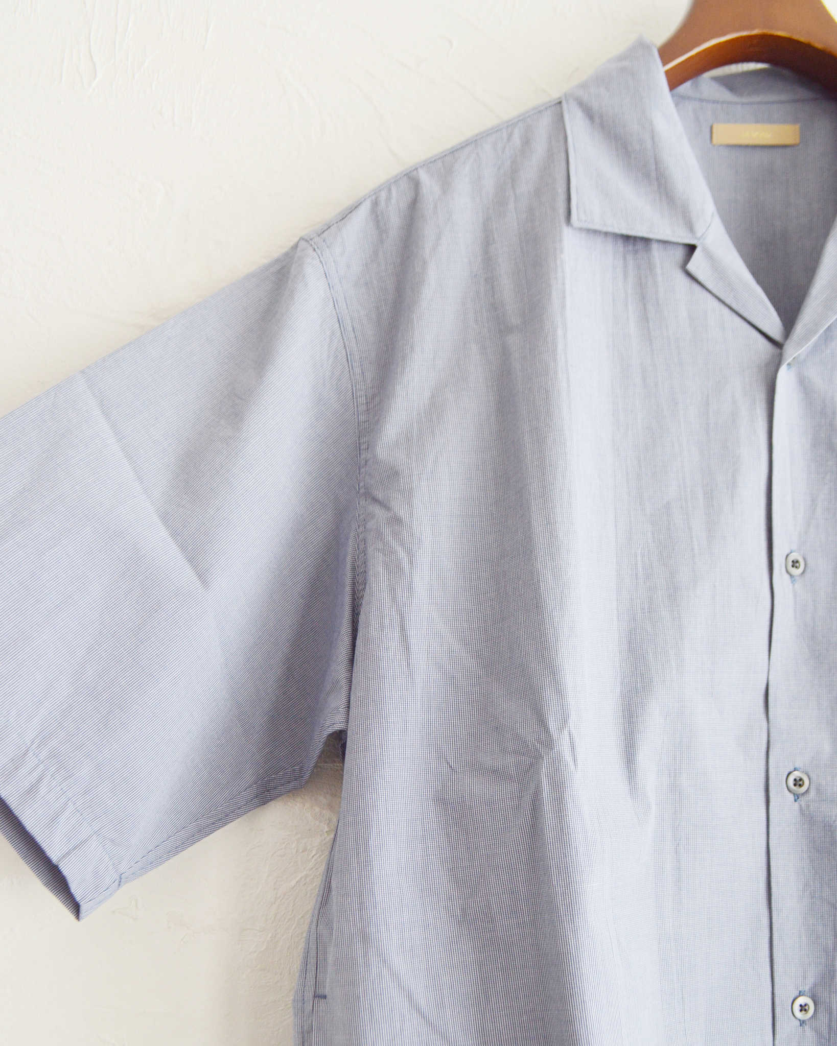 LAMOND ラモンド / SUPERIOR ORGANIC CHECK SHIRTS スピリーアオーガニックチェックシャツ (NAVY ネイビー)
