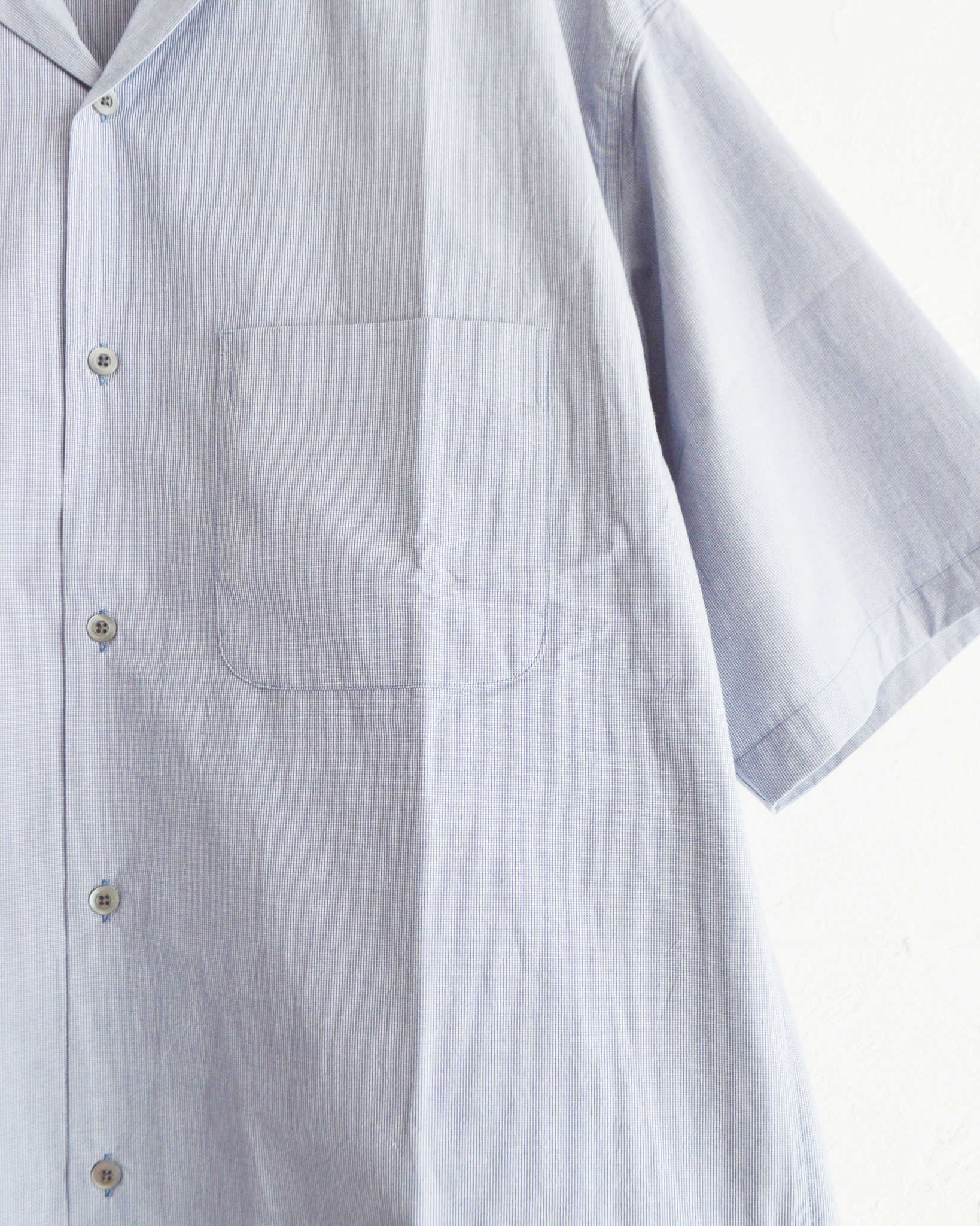 LAMOND ラモンド / SUPERIOR ORGANIC CHECK SHIRTS スピリーアオーガニックチェックシャツ (NAVY ネイビー)