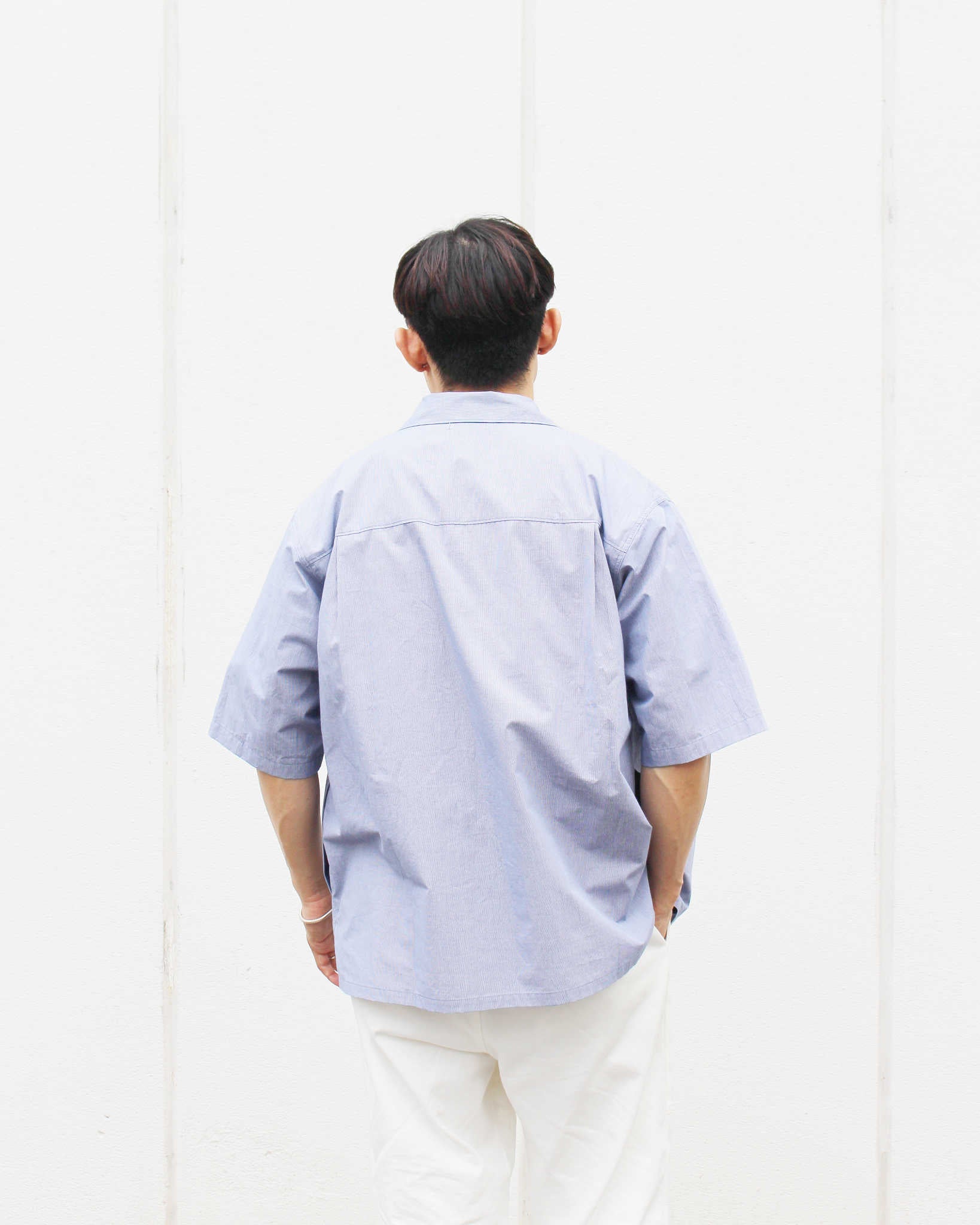LAMOND ラモンド / SUPERIOR ORGANIC CHECK SHIRTS スピリーアオーガニックチェックシャツ (NAVY ネイビー)