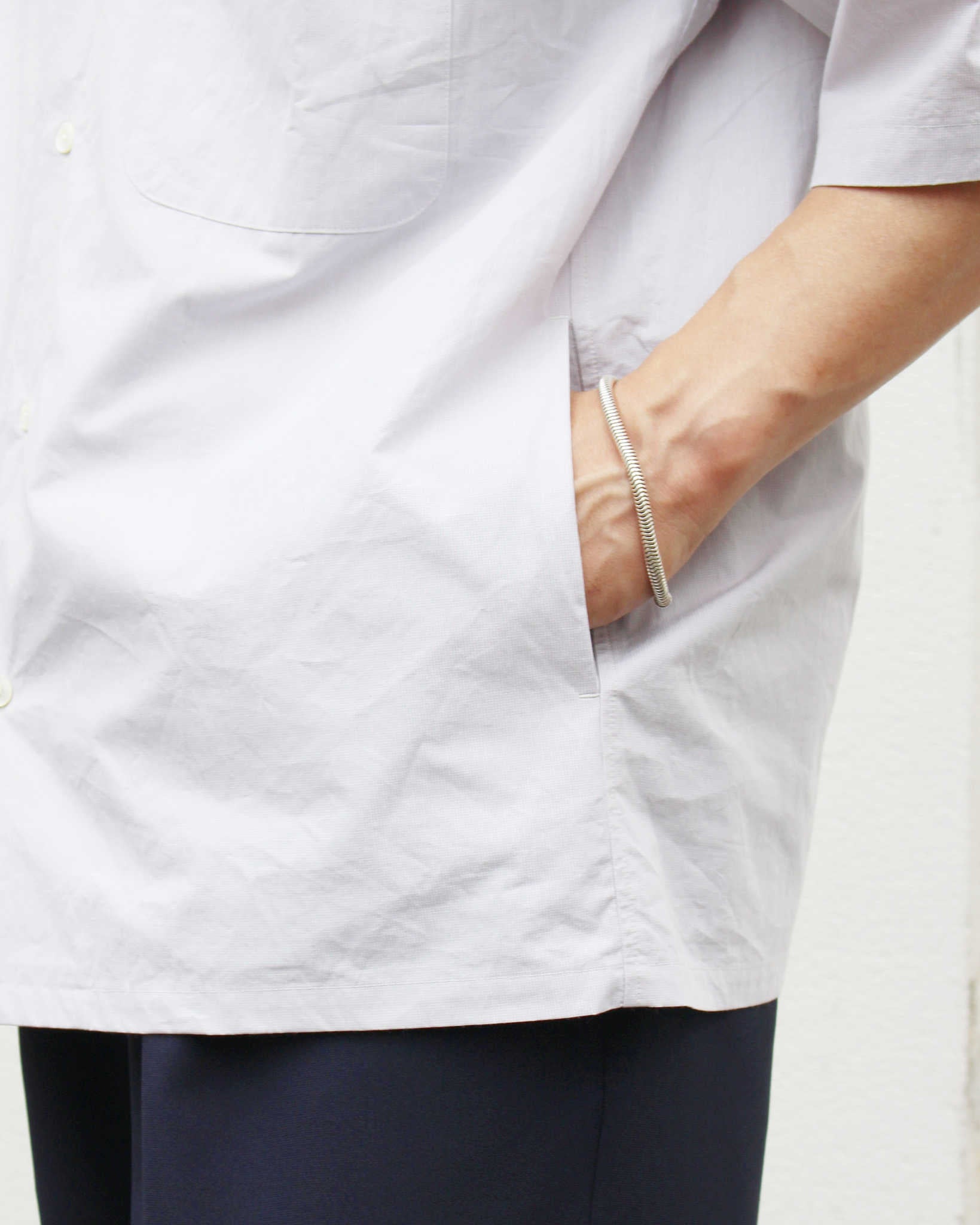 LAMOND ラモンド / SUPERIOR ORGANIC CHECK SHIRTS スピリーアオーガニックチェックシャツ (GREIGE グレージュ)