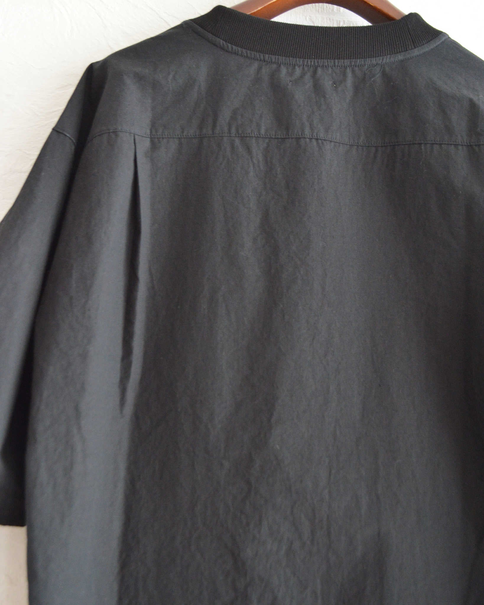 LAMOND ラモンド / ORGANIC COTTON/LINEN TEE オーガニックコットンリネンティー (BLACK ブラック)
