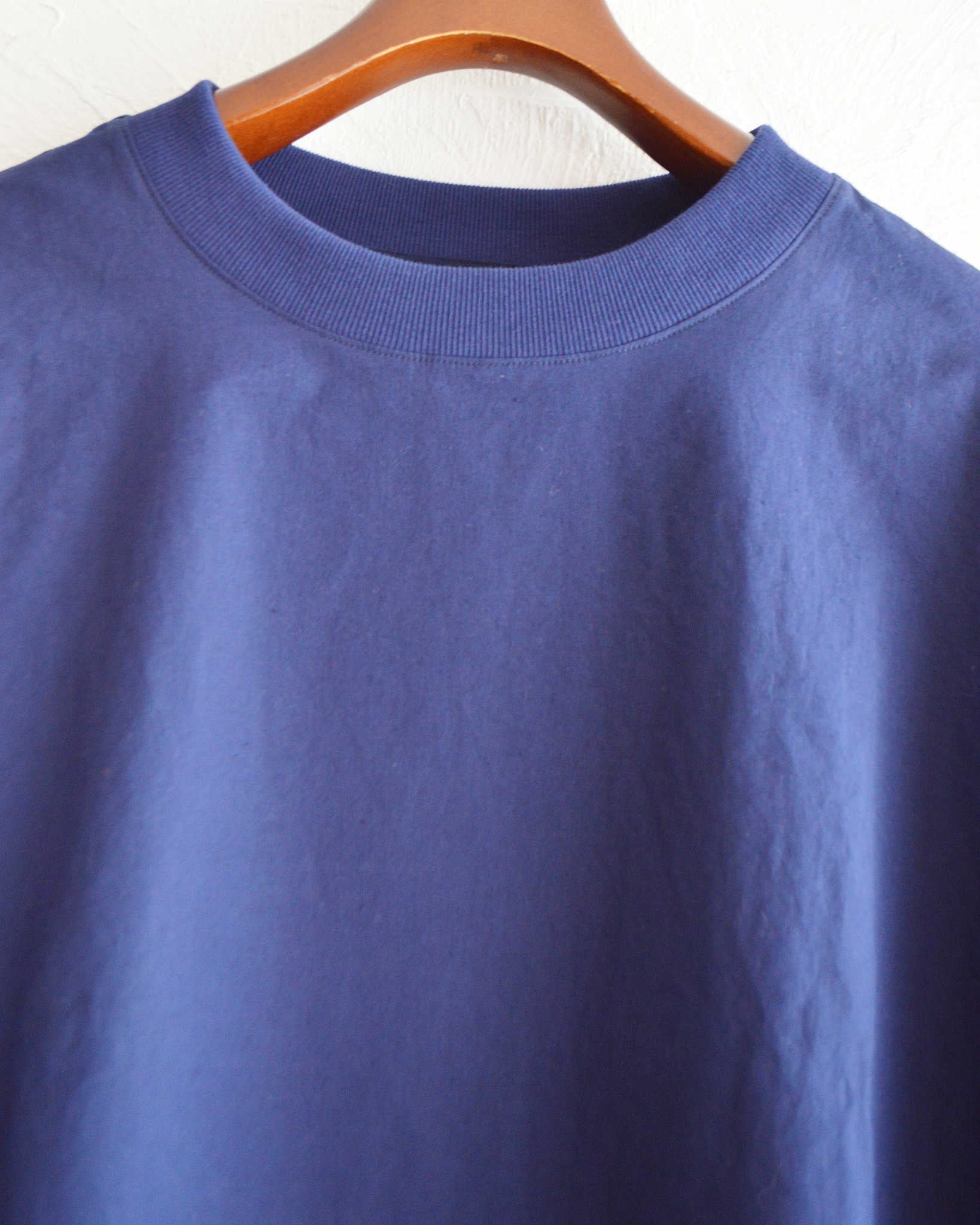 LAMOND ラモンド / ORGANIC COTTON/LINEN TEE オーガニックコットンリネンティー (NAVY ネイビー)