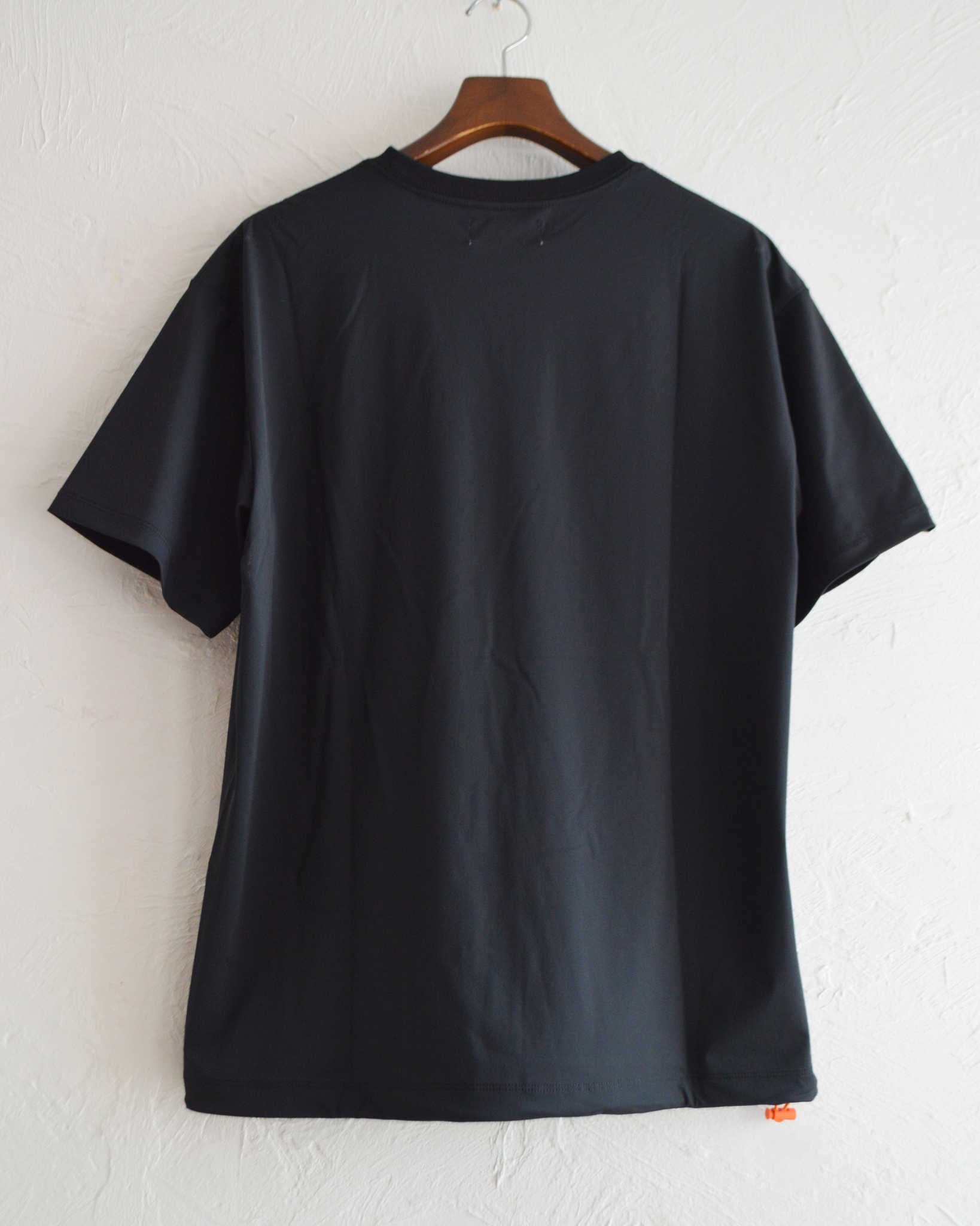 modemdesign モデムデザイン / Functional drawstring tee ファンクショナルドローストリングティー (BLACK ブラック)