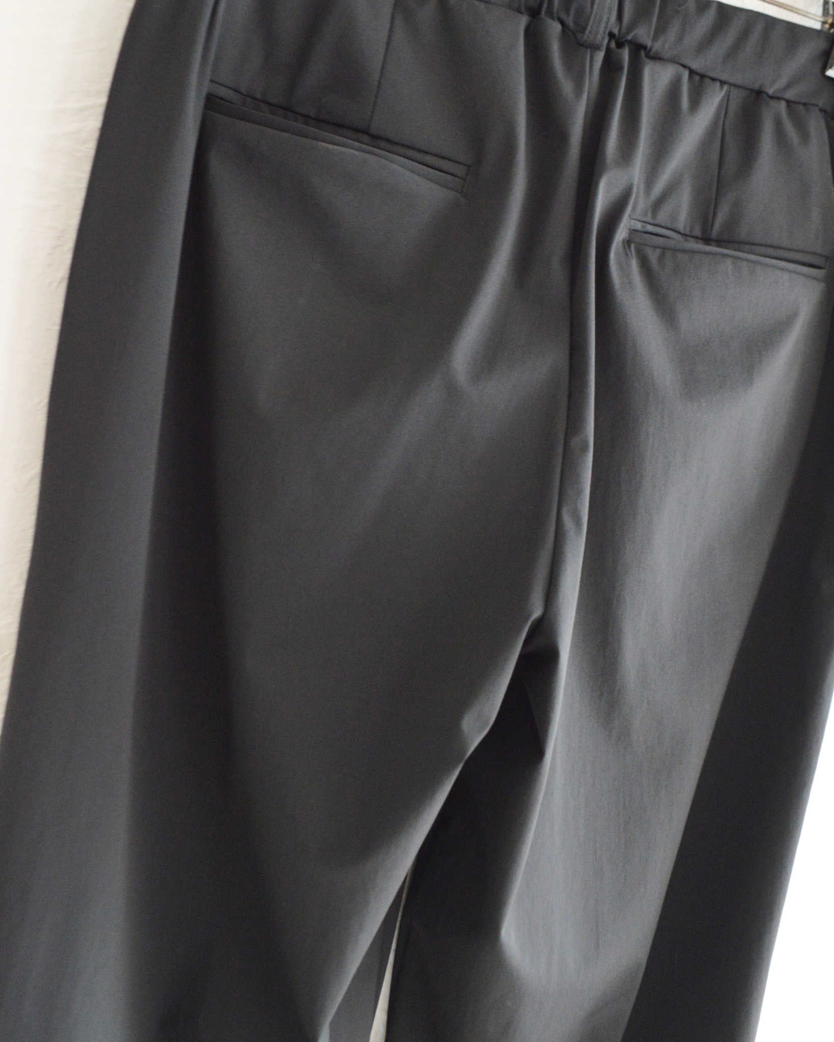 modemdesign モデムデザイン / Functional drawstring pants ファンクショナルドローストリングパンツ (BLACK ブラック)