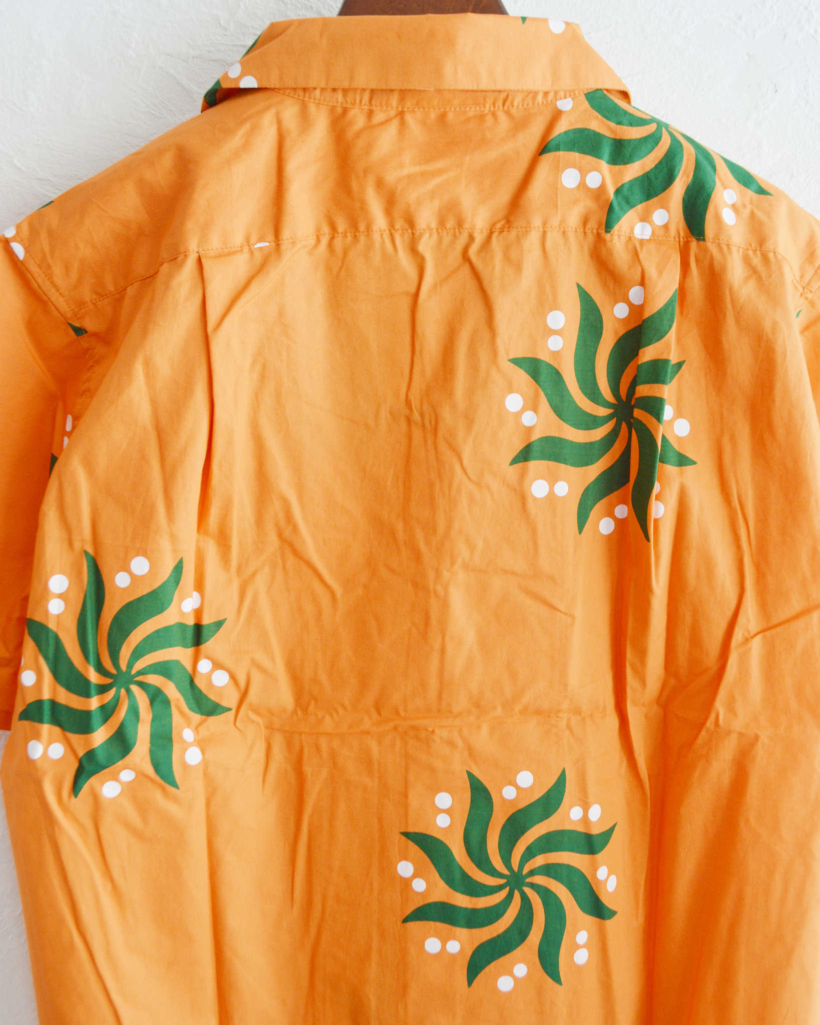 HAVE A GRATEFUL DAY ハブアグレイトフルデイ / S/S SHIRT ショートスリーブシャツ (ORANGE オレンジ)