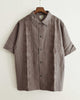 GOHEMP ゴーヘンプ / YURURI EMB SHIRTS ユルリエンブシャツ (STONE GRAY ストーングレー)