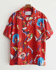 FUN ファン/ OJI ALOHA SHIRTS オジアロハシャツ (RED レッド)