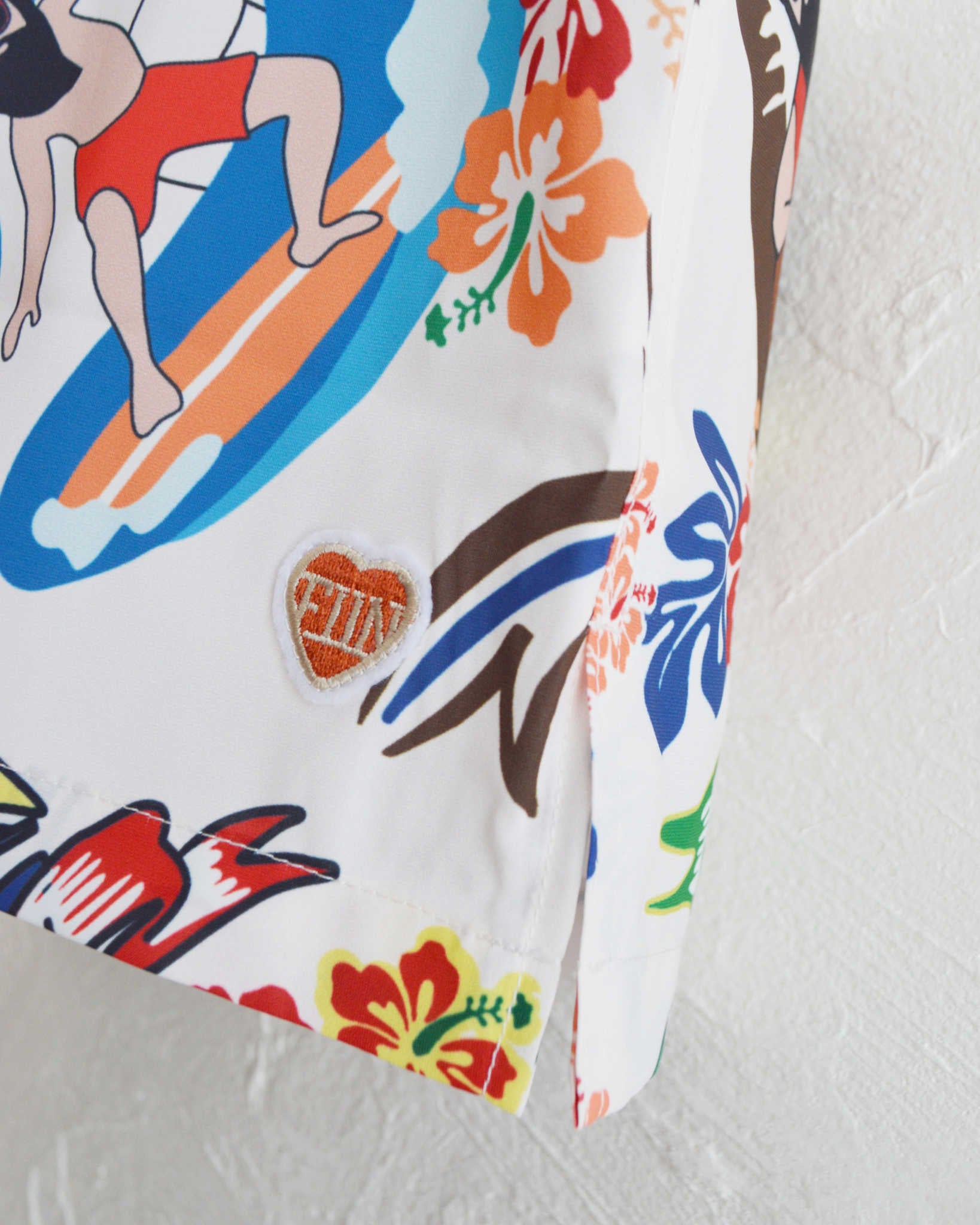 FUN ファン/ OJI ALOHA SHIRTS オジアロハシャツ (OFF WHITE オフホワイト)
