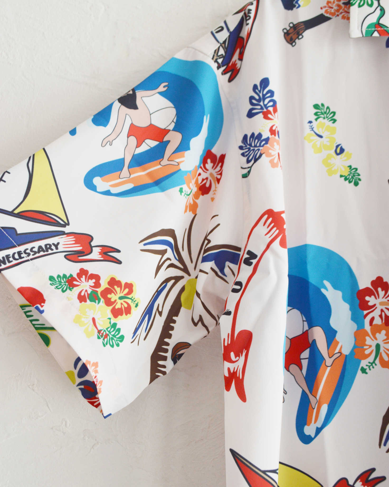 FUN ファン/ OJI ALOHA SHIRTS オジアロハシャツ (OFF WHITE オフホワイト)