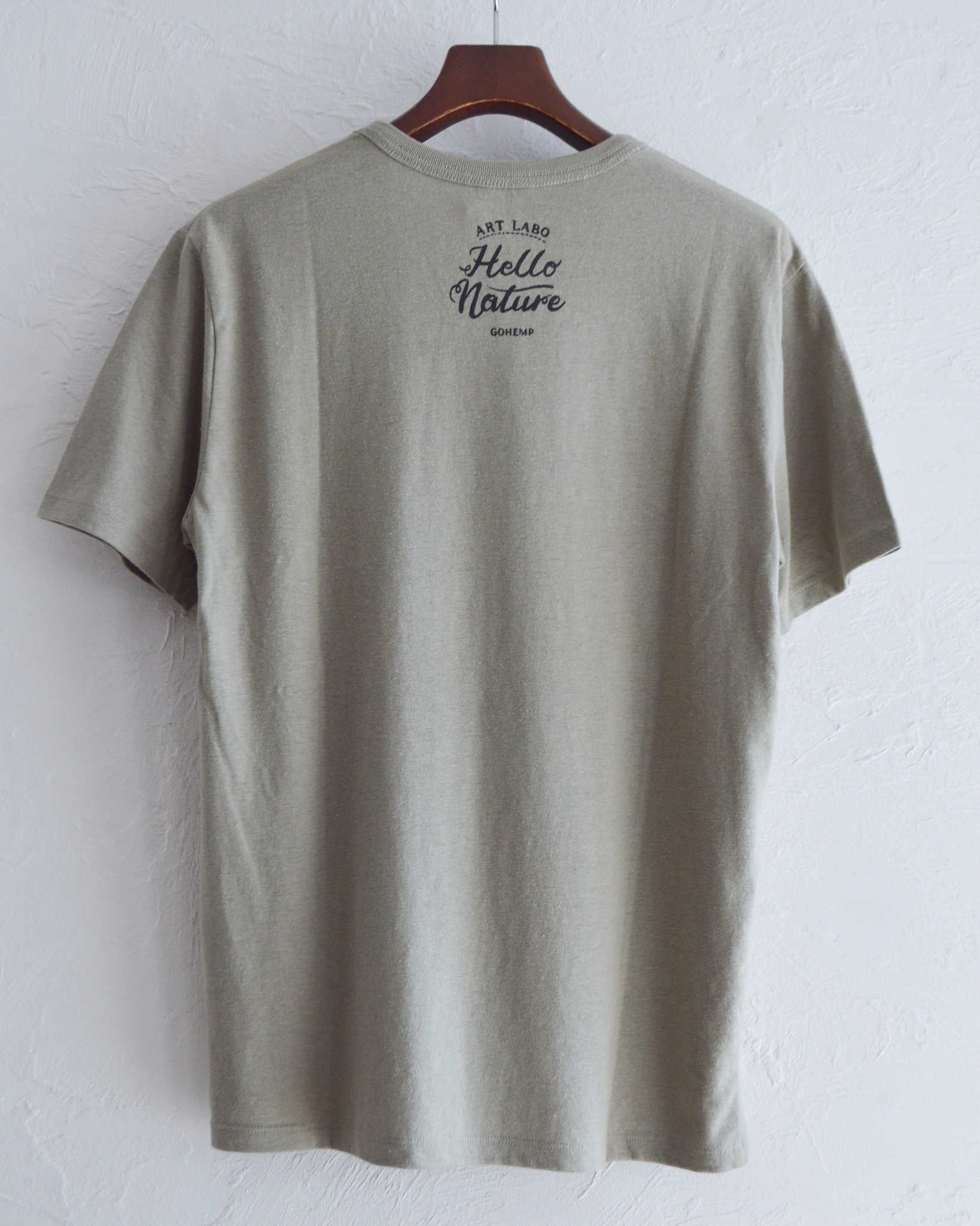 GOHEMP ゴーヘンプ / 麻奉納祭 BASIC S/SL TEE アサホウノウサイベーシックティー (SAND STONE サンドストーン)
