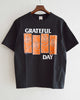 HAVE A GRATEFUL DAY ハブアグレイトフルデイ / T-SHIRT -ROSE FLAG ティーシャツローズフラッグ (BLACK ブラック)