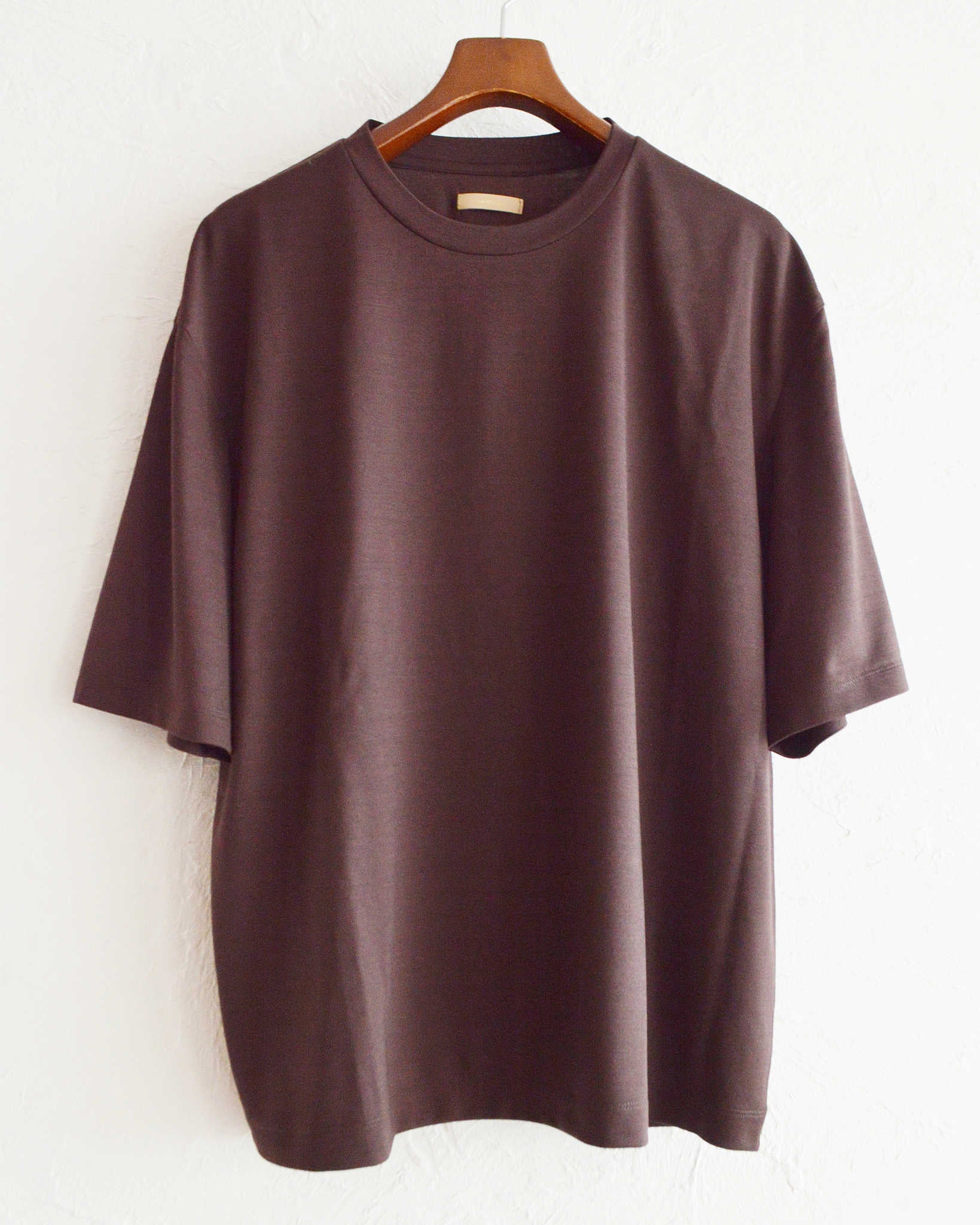 LAMOND ラモンド / CWOOL TEE クールティー (BROWN ブラウン)
