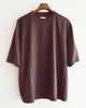 LAMOND ラモンド / CWOOL TEE クールティー (BROWN ブラウン)