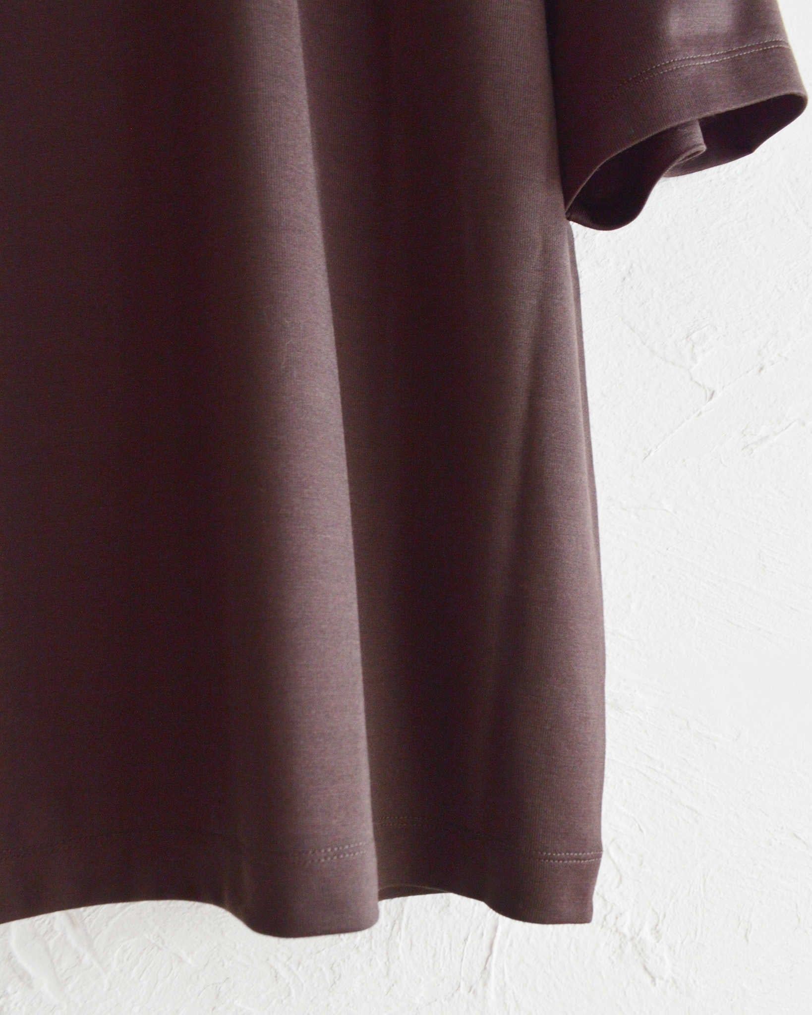 LAMOND ラモンド / CWOOL TEE クールティー (BROWN ブラウン)