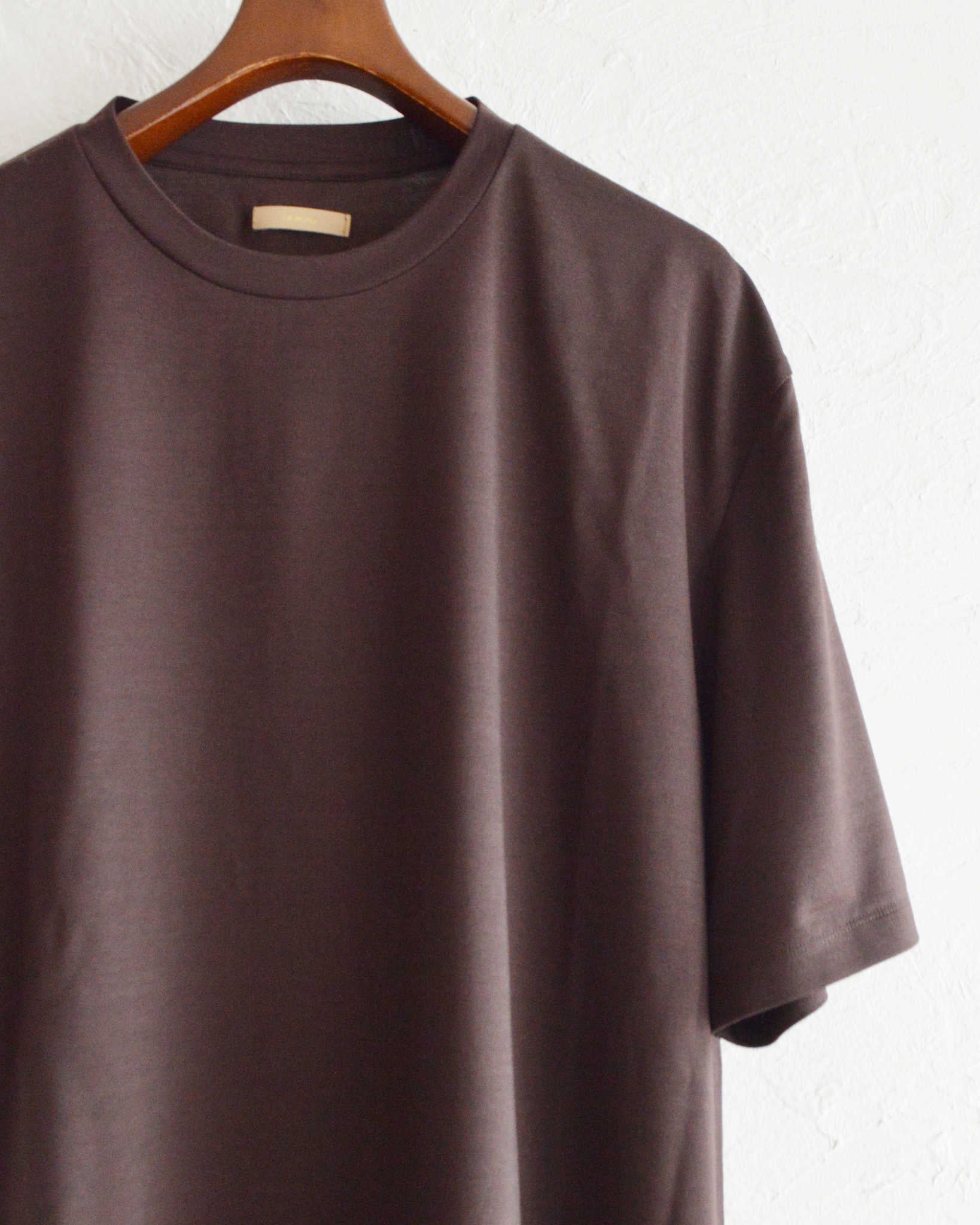 LAMOND ラモンド / CWOOL TEE クールティー (BROWN ブラウン)